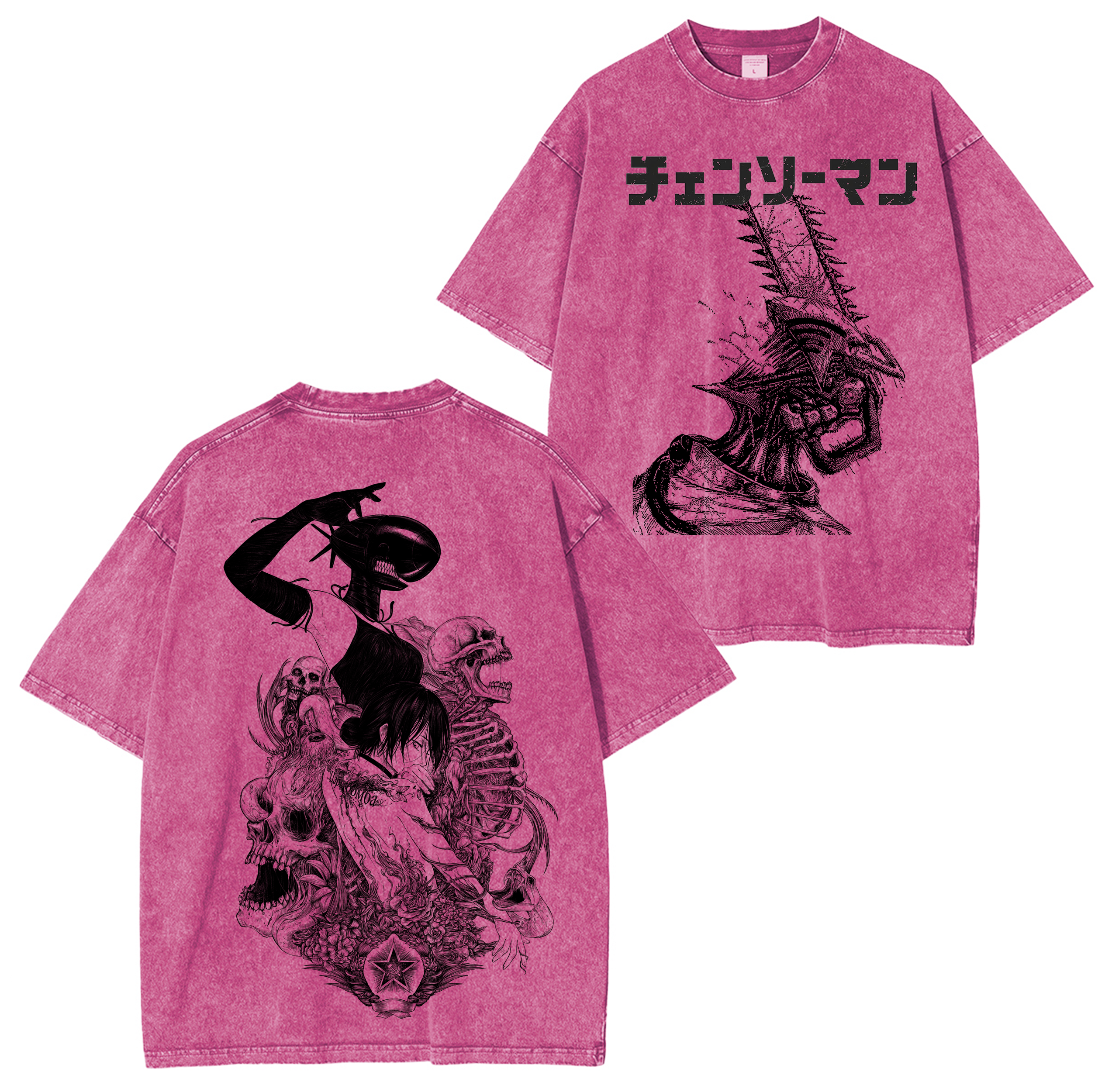 Reze Chainsaw Man Washed T-shirt/Crewneck/Hoodie