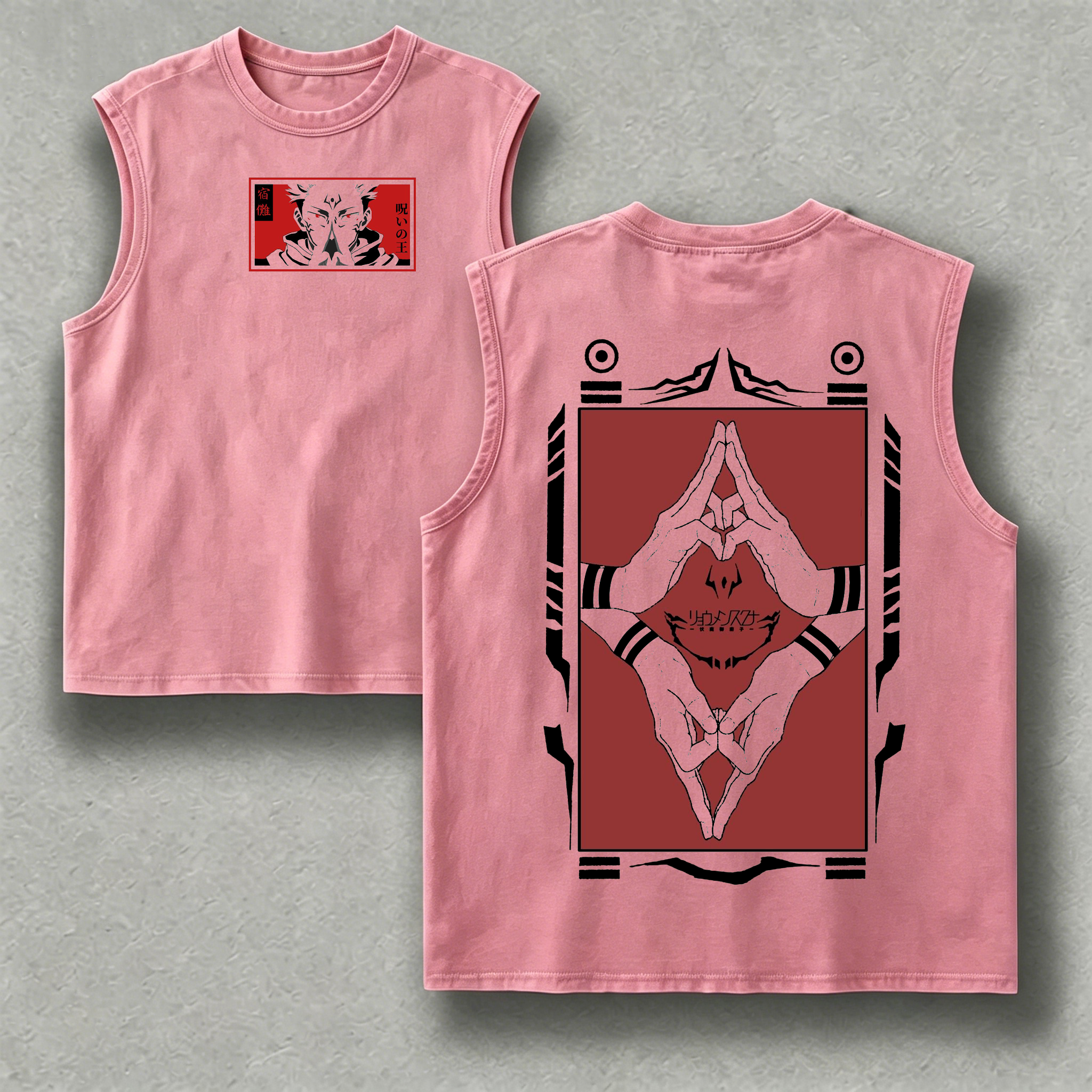 Sukuna Jujutsu Kaisen Anime Oversize Unisex Shirts/Crewneck/Hoodie/Tank Top