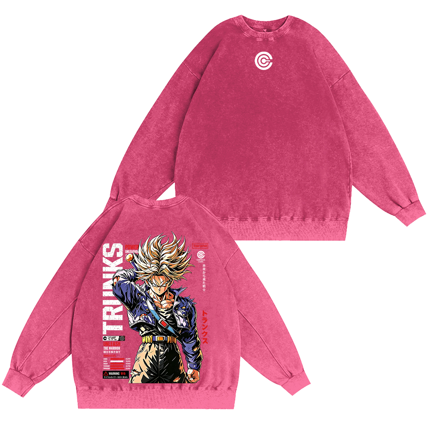 Future Trunks Vintage Unisex  Washed T-Shirt