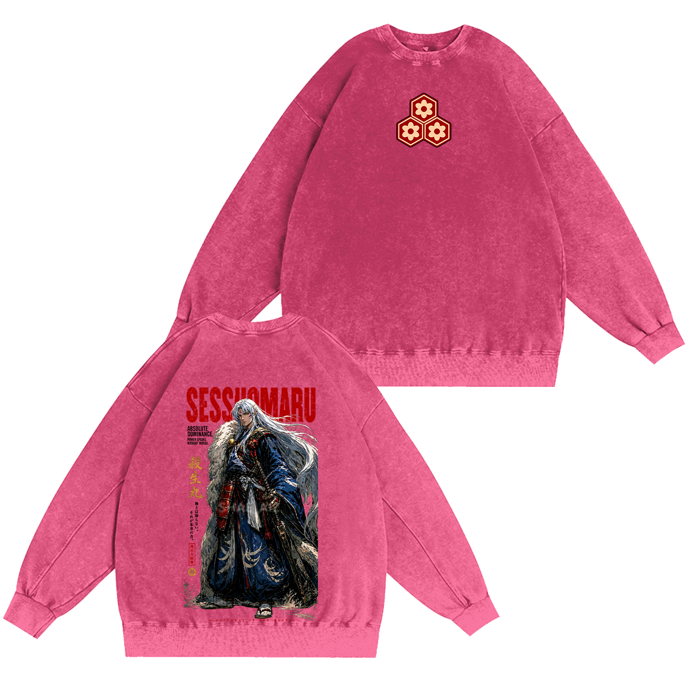 Inuyasha Sesshomaru Unisex Washed T-shirt/Crewneck/Hoodie