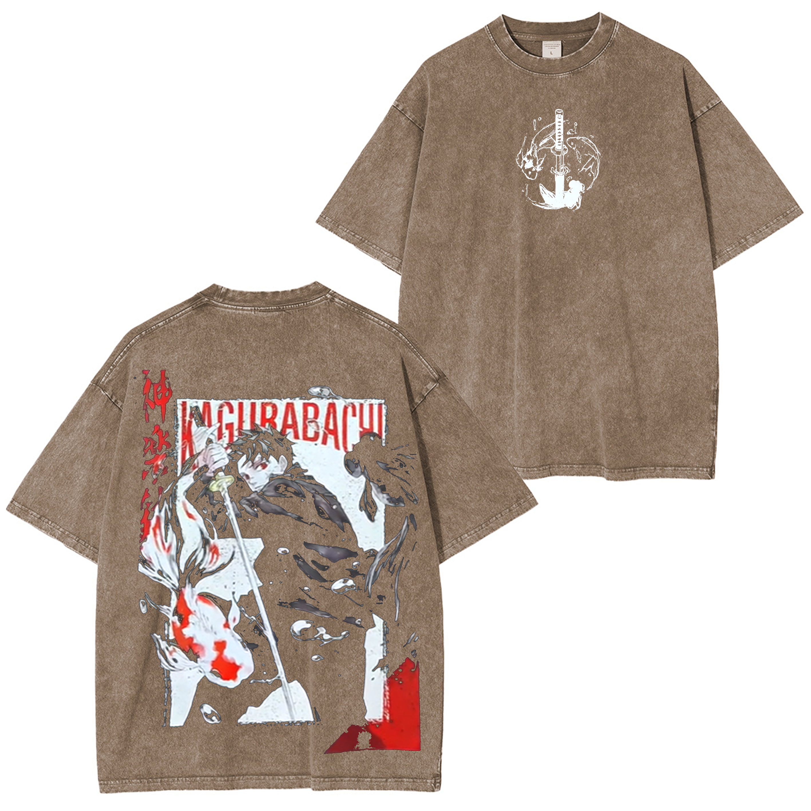 Kagurabachi Anime Washed T-shirt/Crewneck/Hoodie