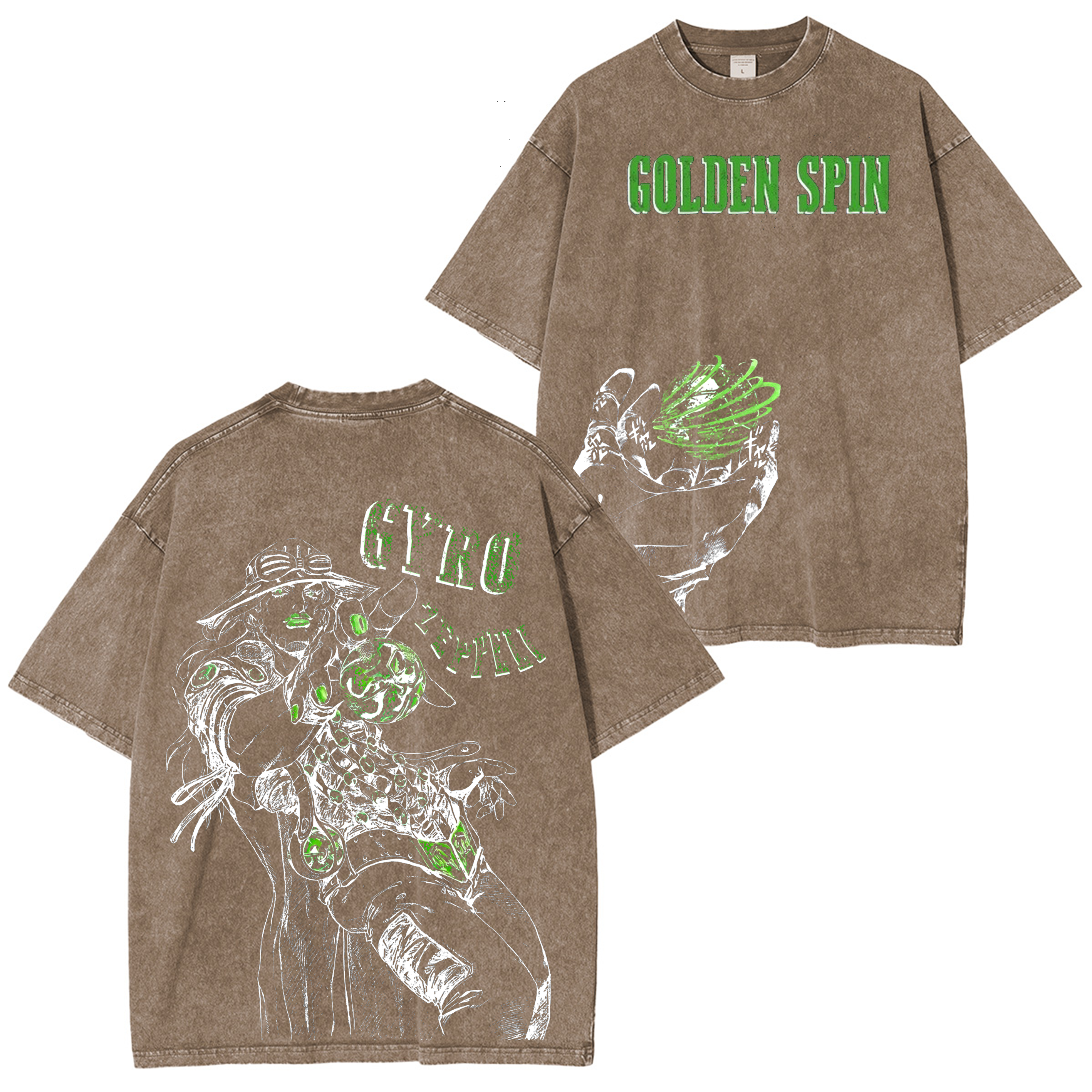 JoJo Gyro Zeppeli Washed T-shirt/Crewneck/Hoodie
