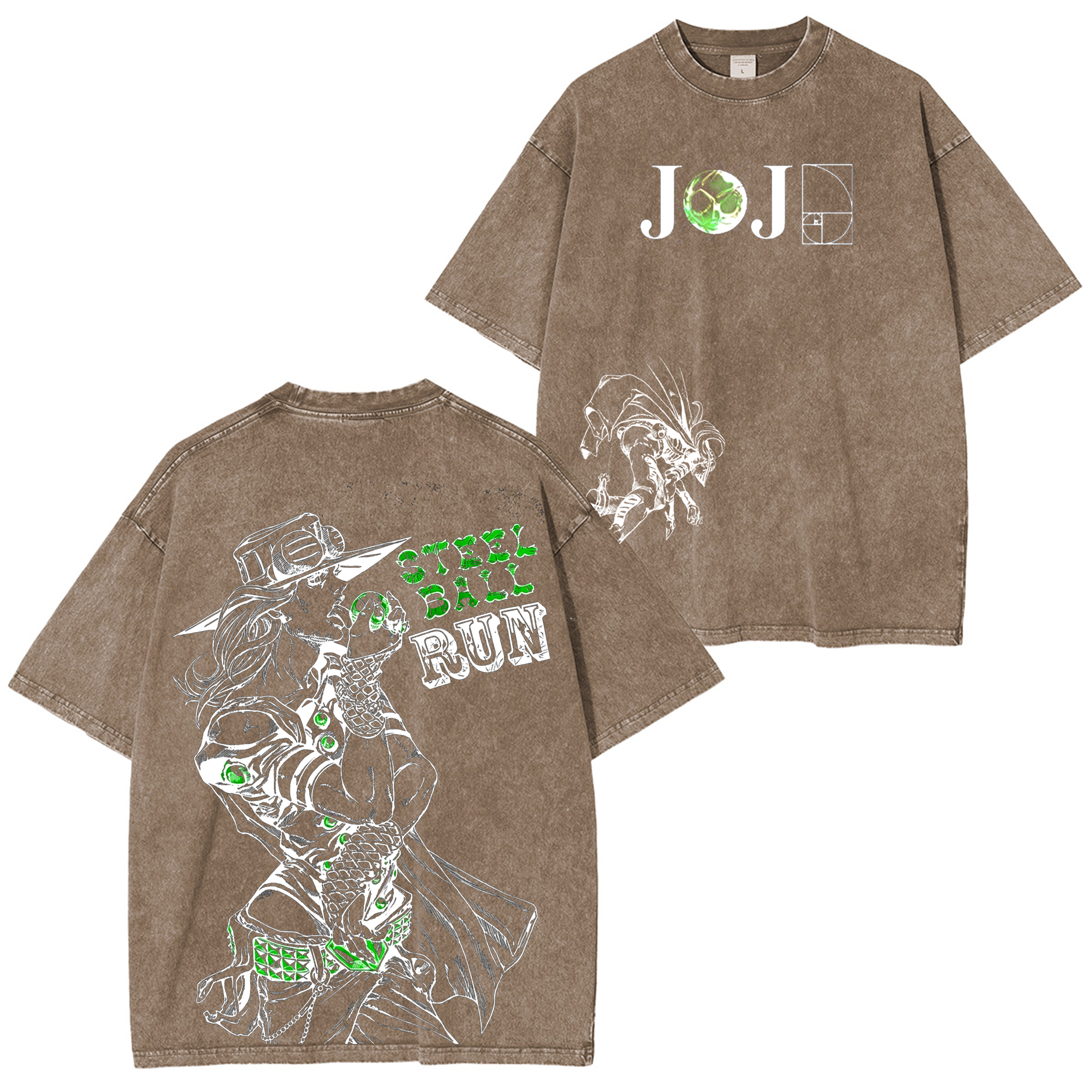 JoJo Gyro Zeppeli Washed T-shirt/Crewneck/Hoodie