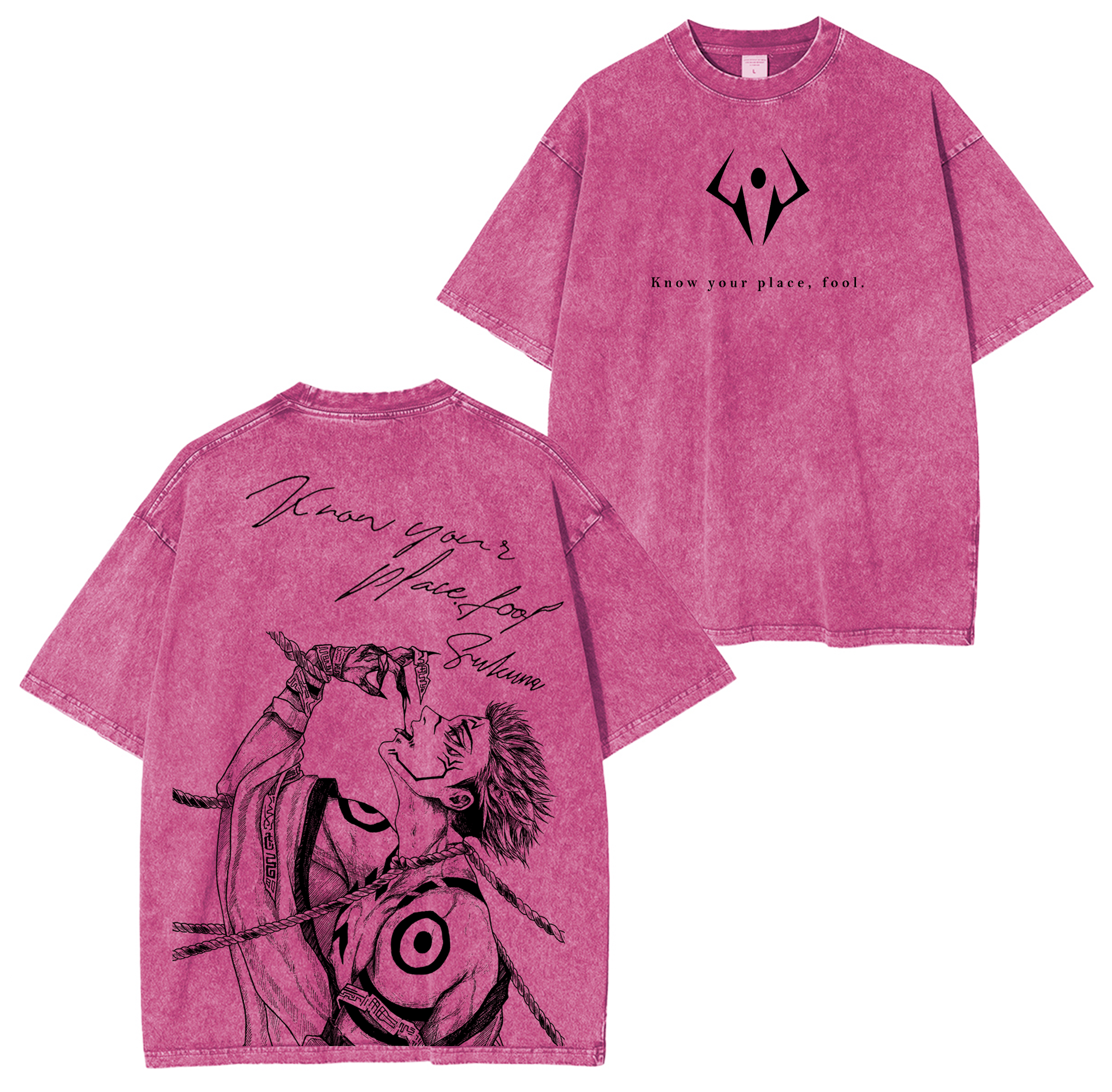 Jujutsu Kaisen Anime Unisex Washed T-Shirt/HOODIE