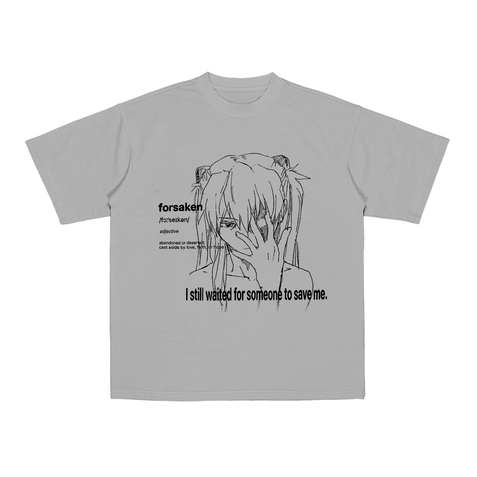 Asuka, Evangelion Anime Oversize Unisex Shirts/Crewneck/Hoodie