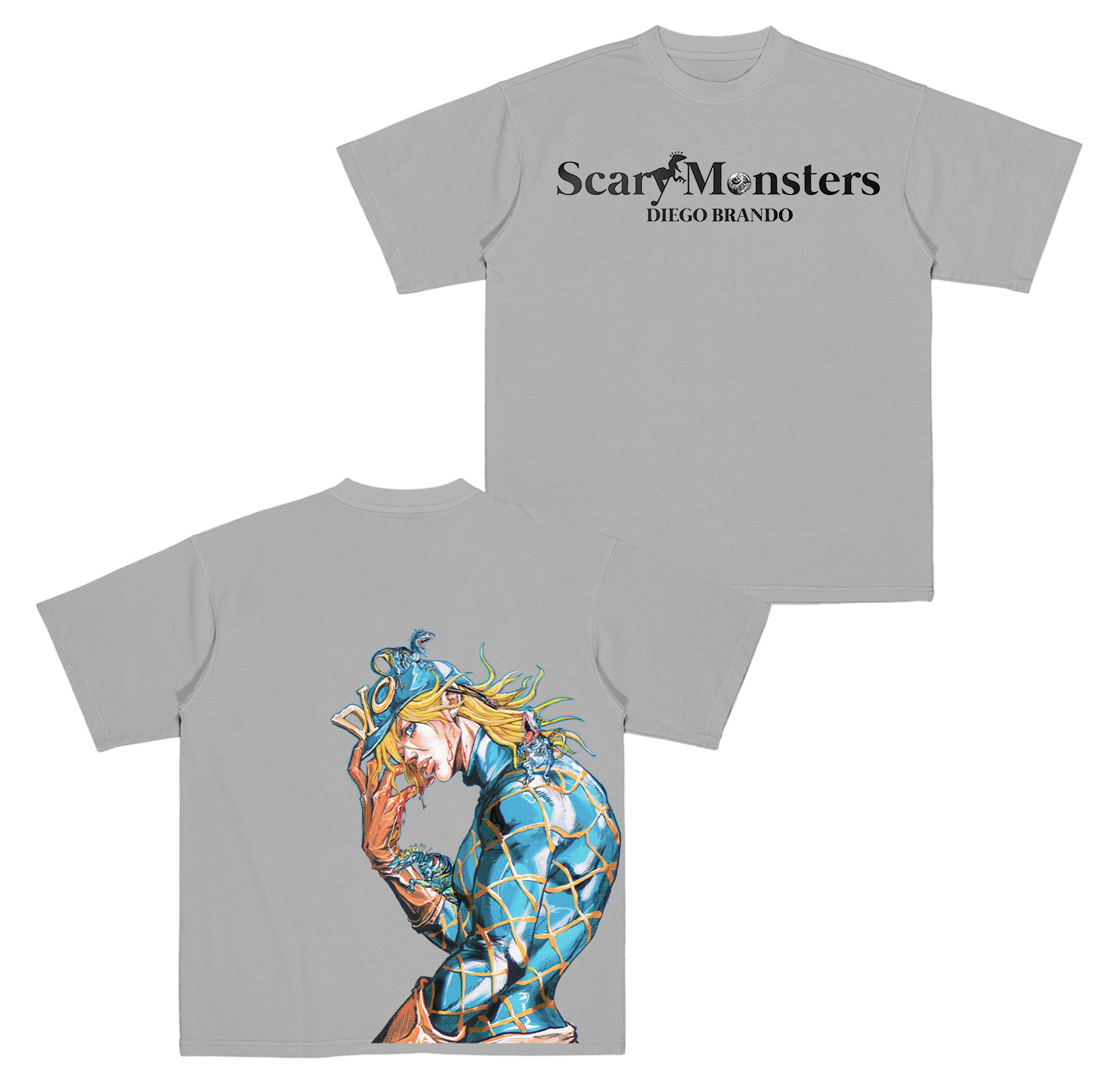 Scary Monsters Diego Brando,Jojo Anime Oversize Unisex Shirts/Crewneck/Hoodie