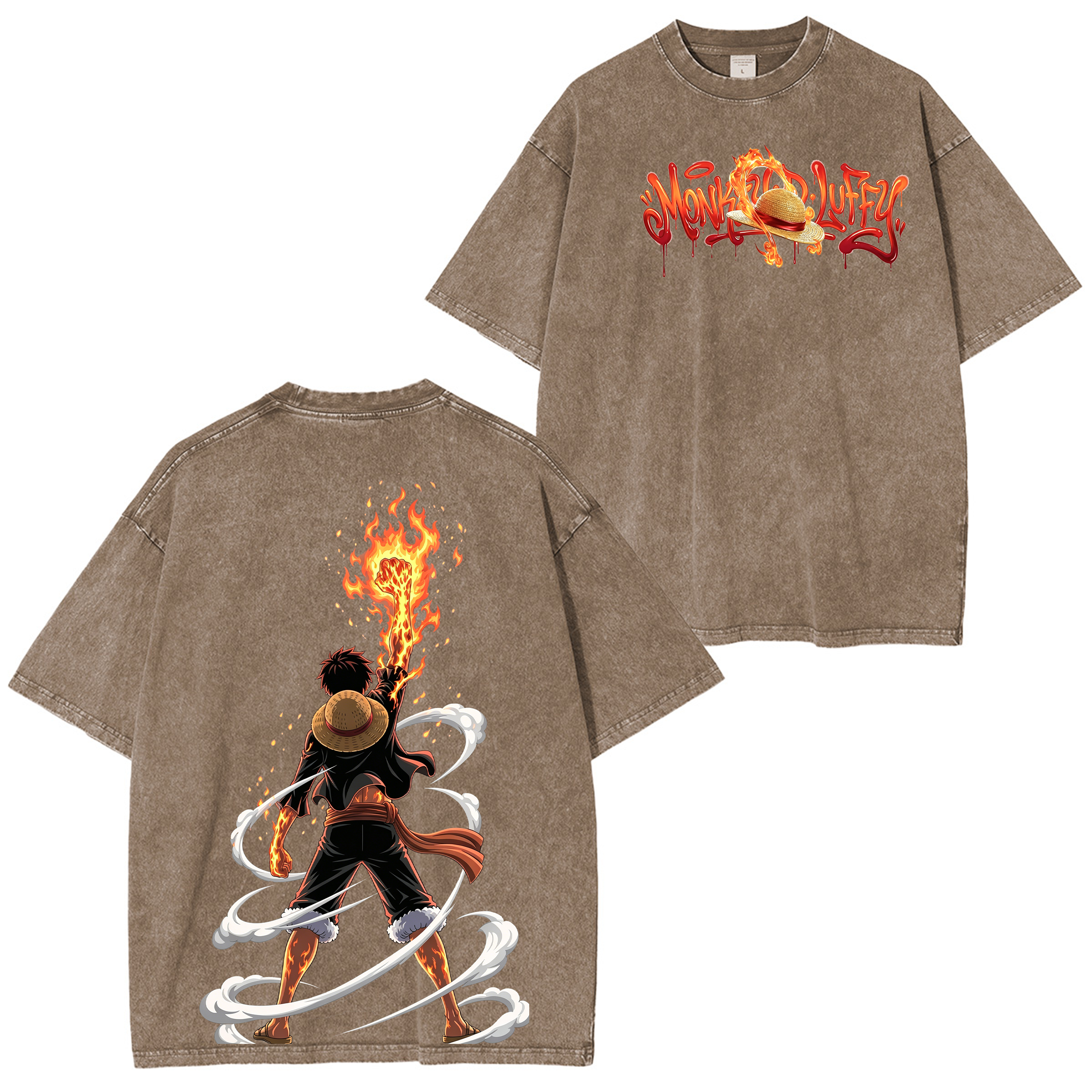 One Piece Luffy Washed T-shirt/Crewneck/Hoodie