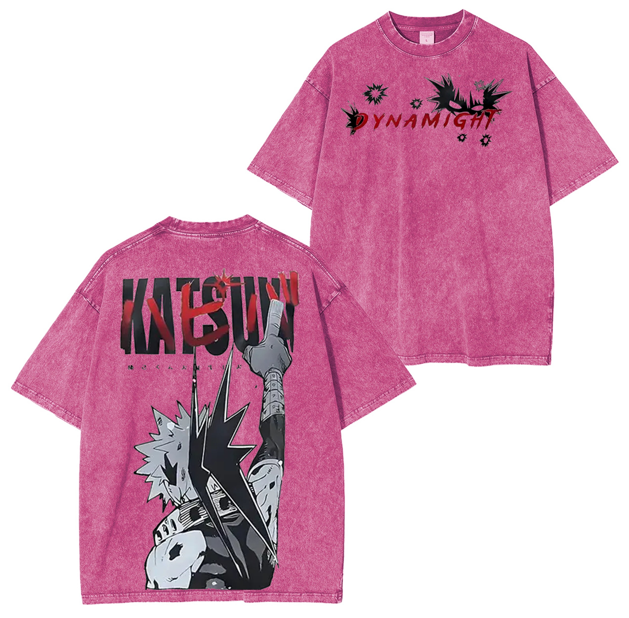 Bakugou ,My Hero Academia Anime Washed T-shirt/Crewneck/Hoodie