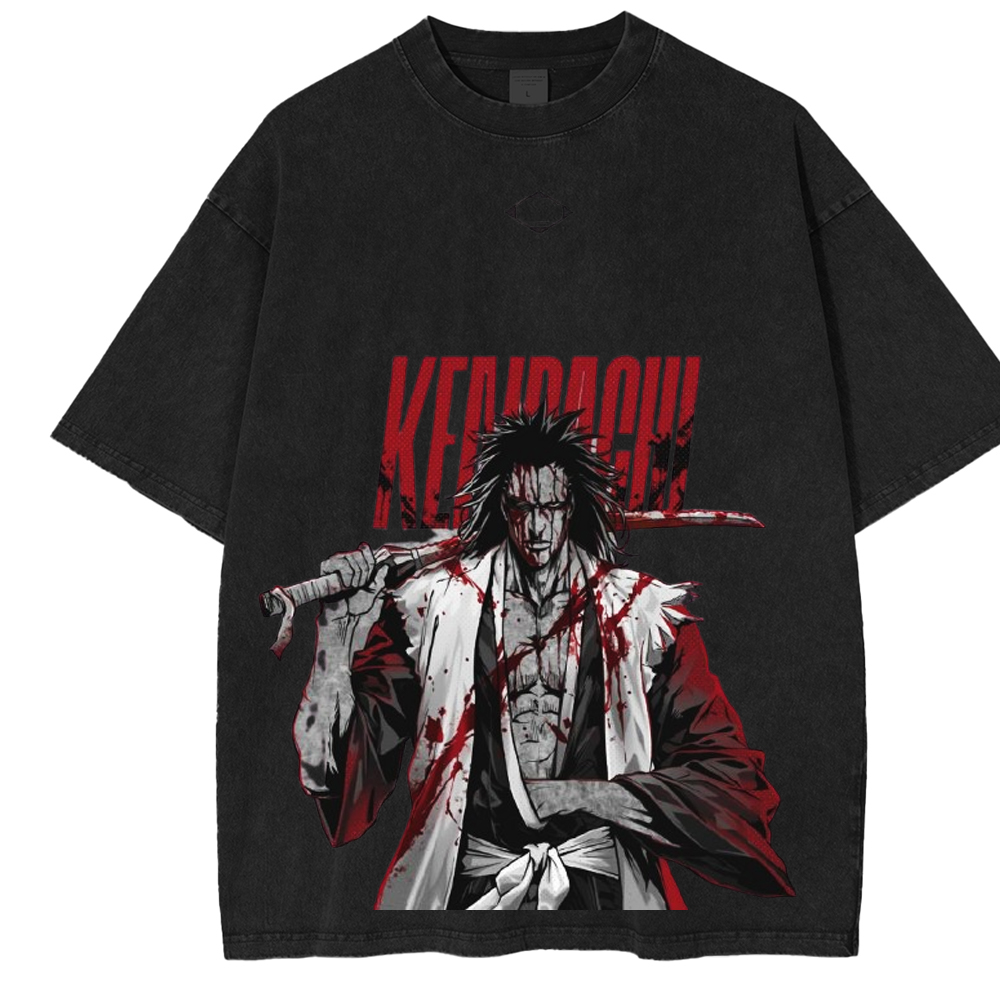 ZARAKI Anime Unisex Washed T-Shirt