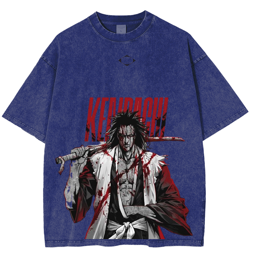 ZARAKI Anime Unisex Washed T-Shirt