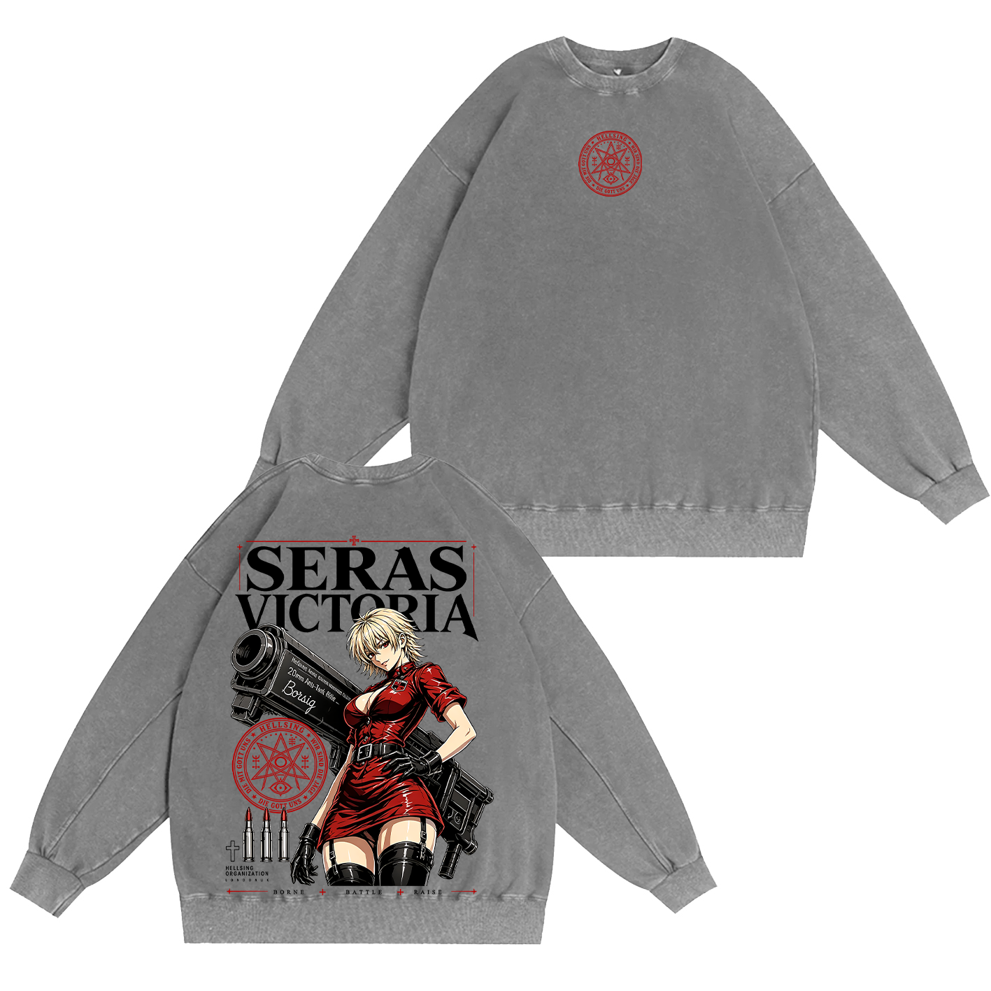 Seras Victoria Hellsing Unisex  Washed T-Shirt