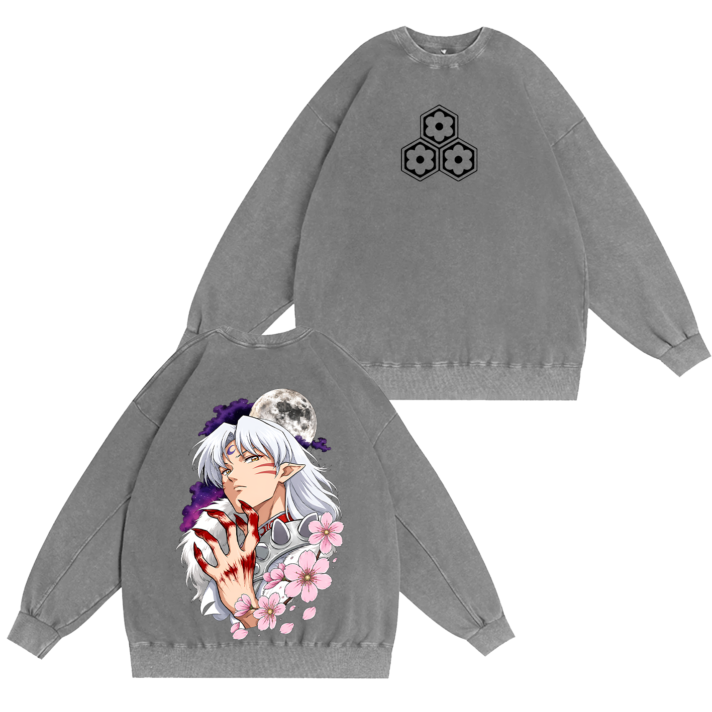 Inuyasha Vintage Unisex  Washed T-Shirt