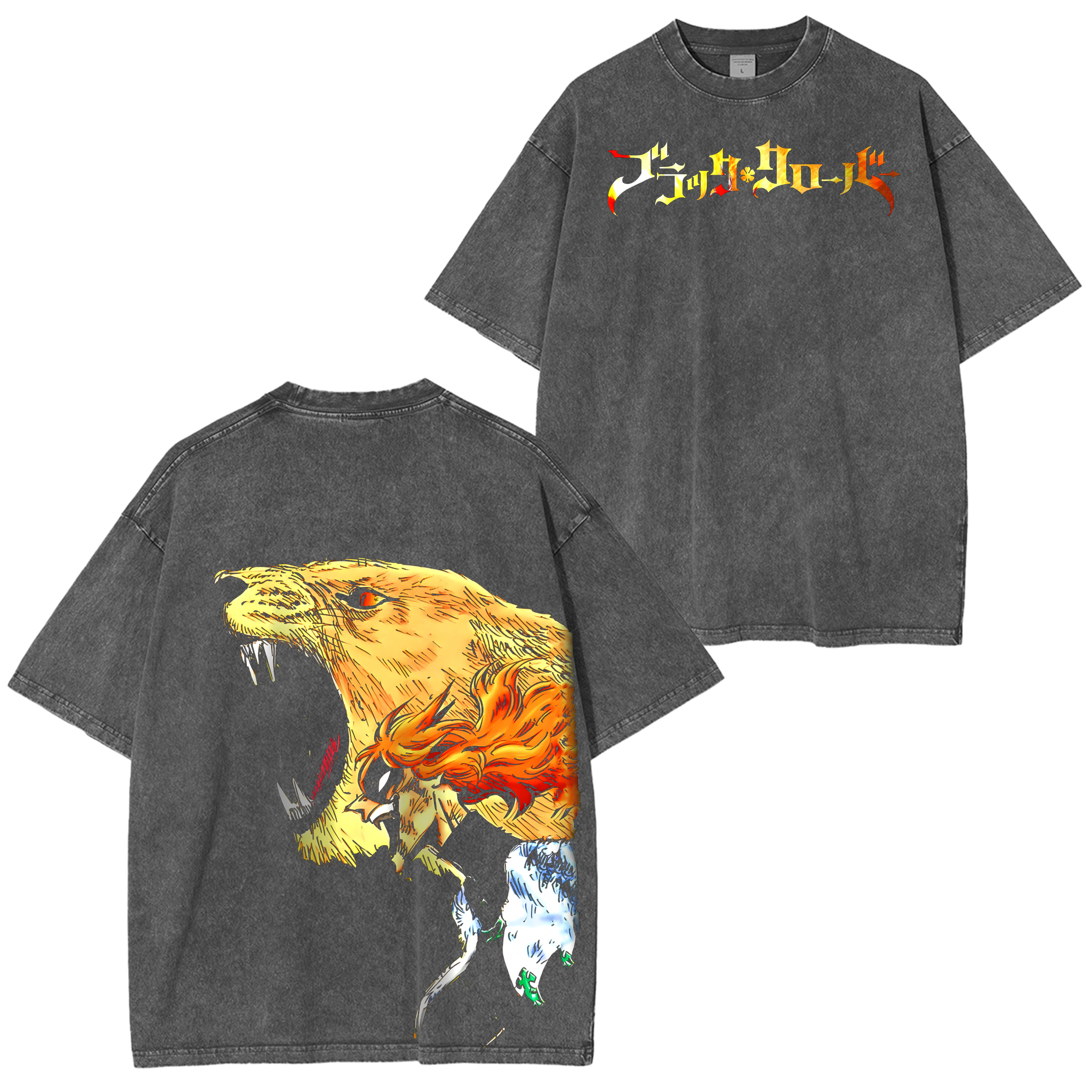 Black Clover Washed T-shirt/Crewneck/Hoodie