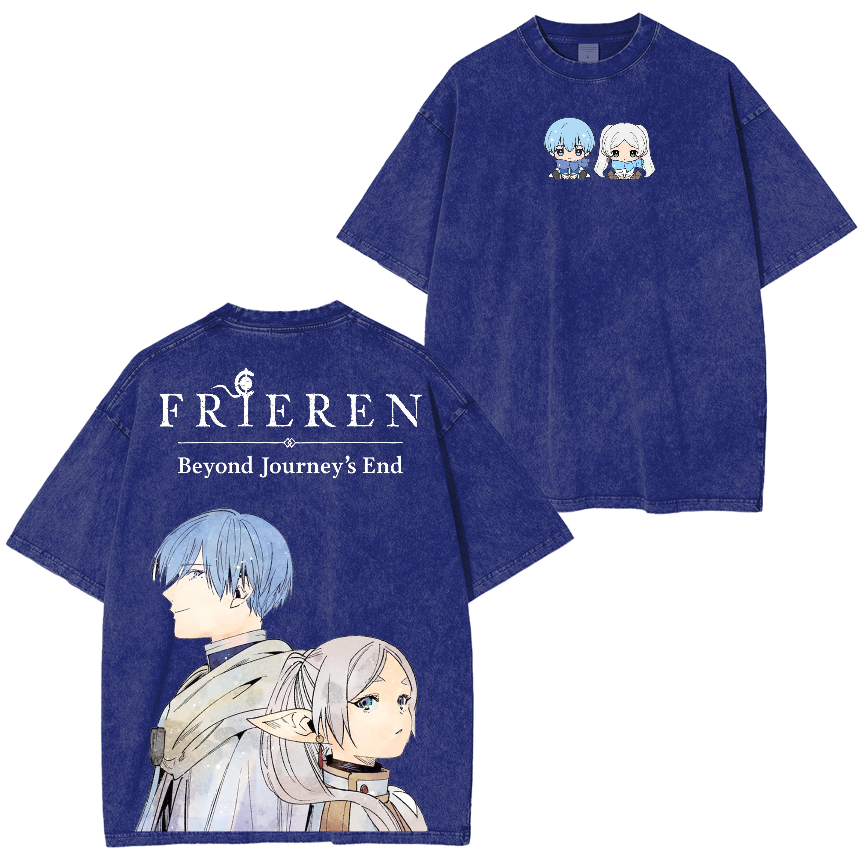 Frieren Anime Washed T-shirt/Crewneck/Hoodie