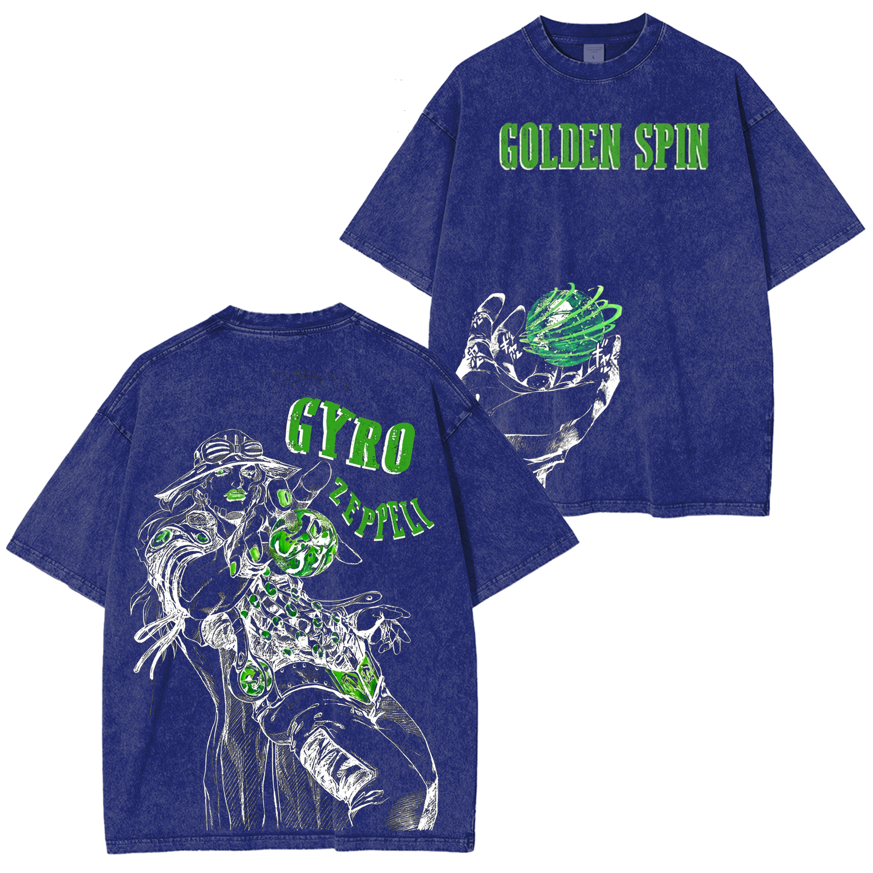 JoJo Gyro Zeppeli Washed T-shirt/Crewneck/Hoodie