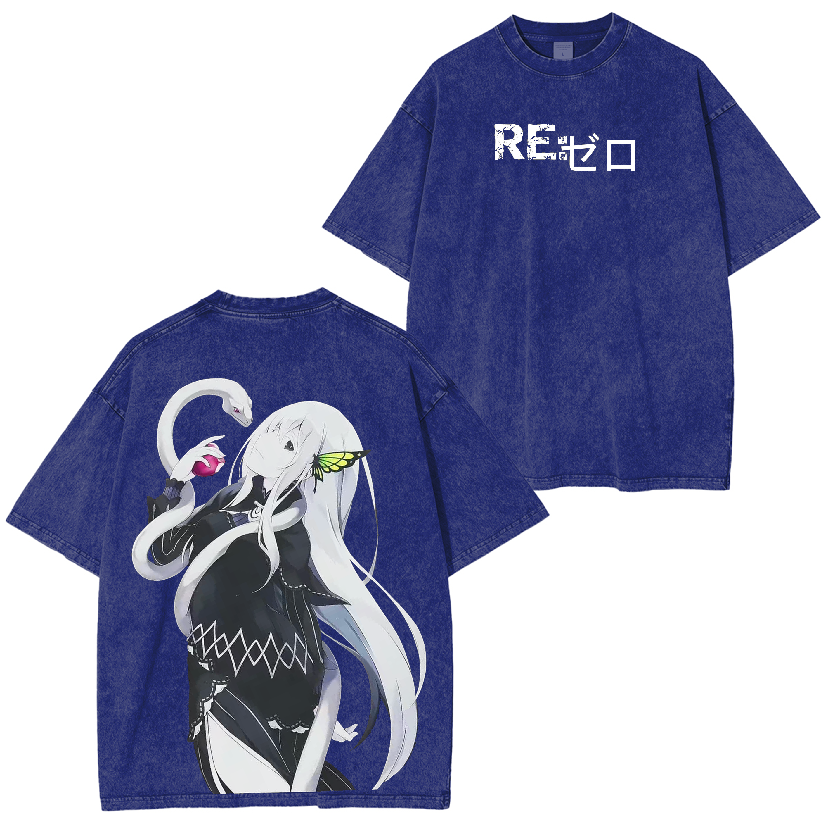 Echidna,Re:Zero Anime Washed T-shirt/Crewneck/Hoodie
