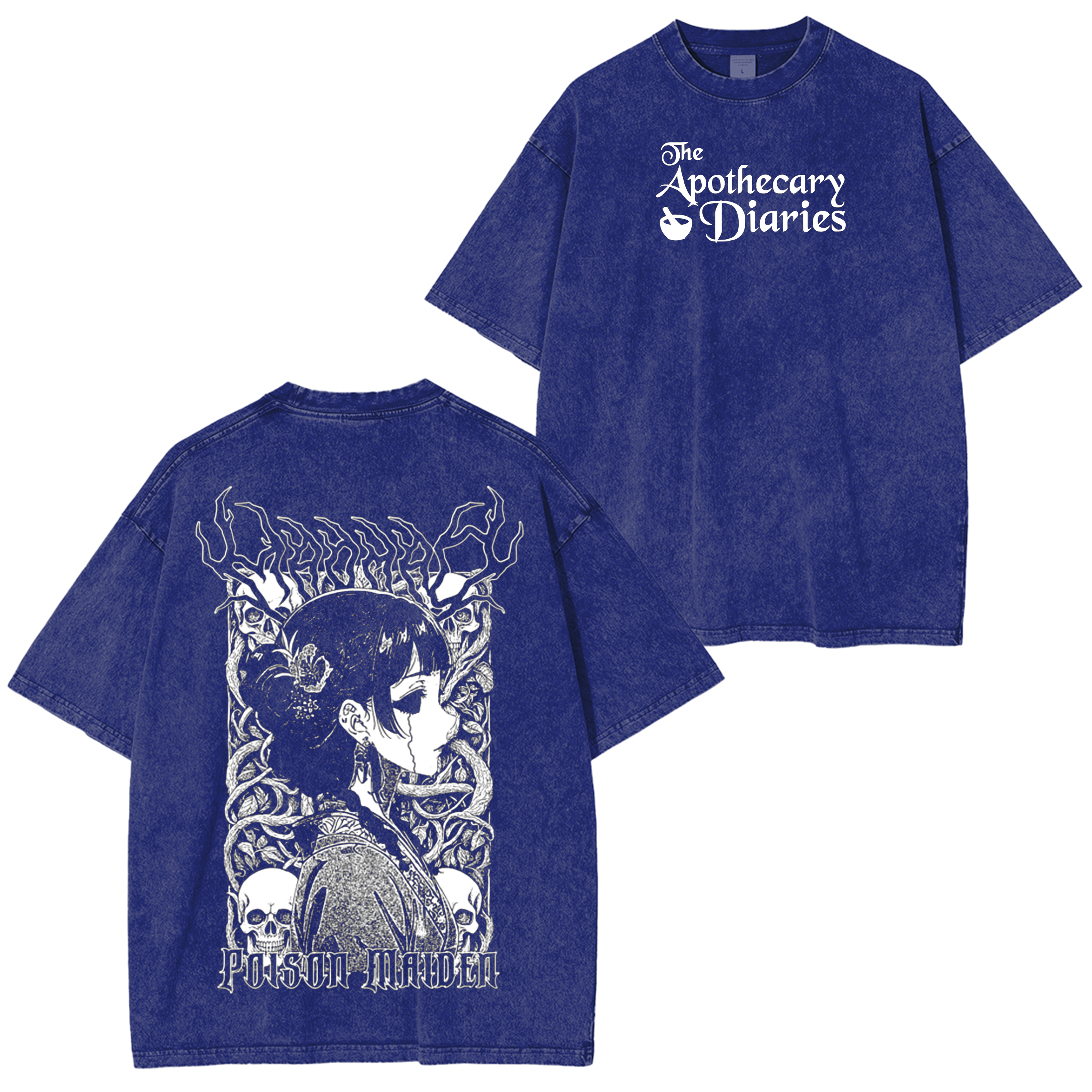 The Apothecary Diaries Anime Washed T-shirt/Crewneck/Hoodie