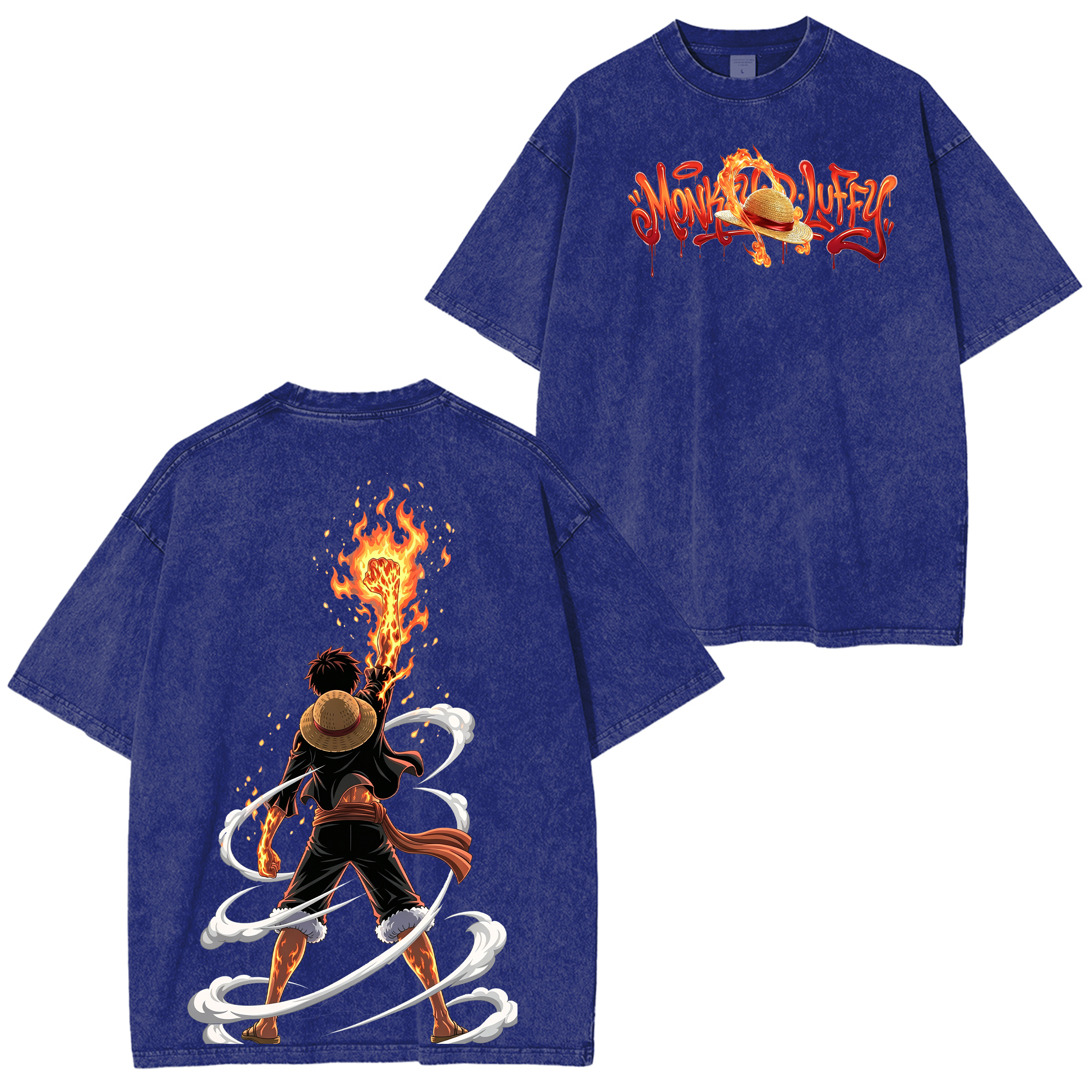 One Piece Luffy Washed T-shirt/Crewneck/Hoodie