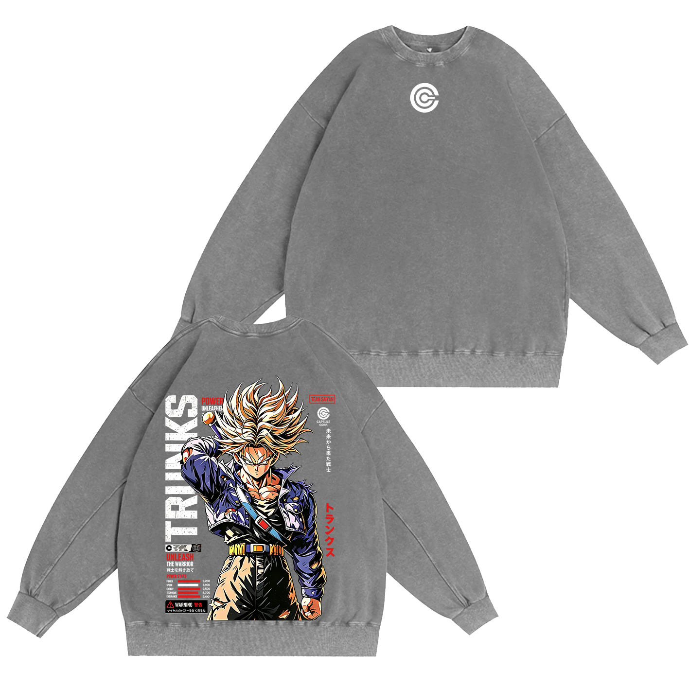 Future Trunks Vintage Unisex  Washed T-Shirt