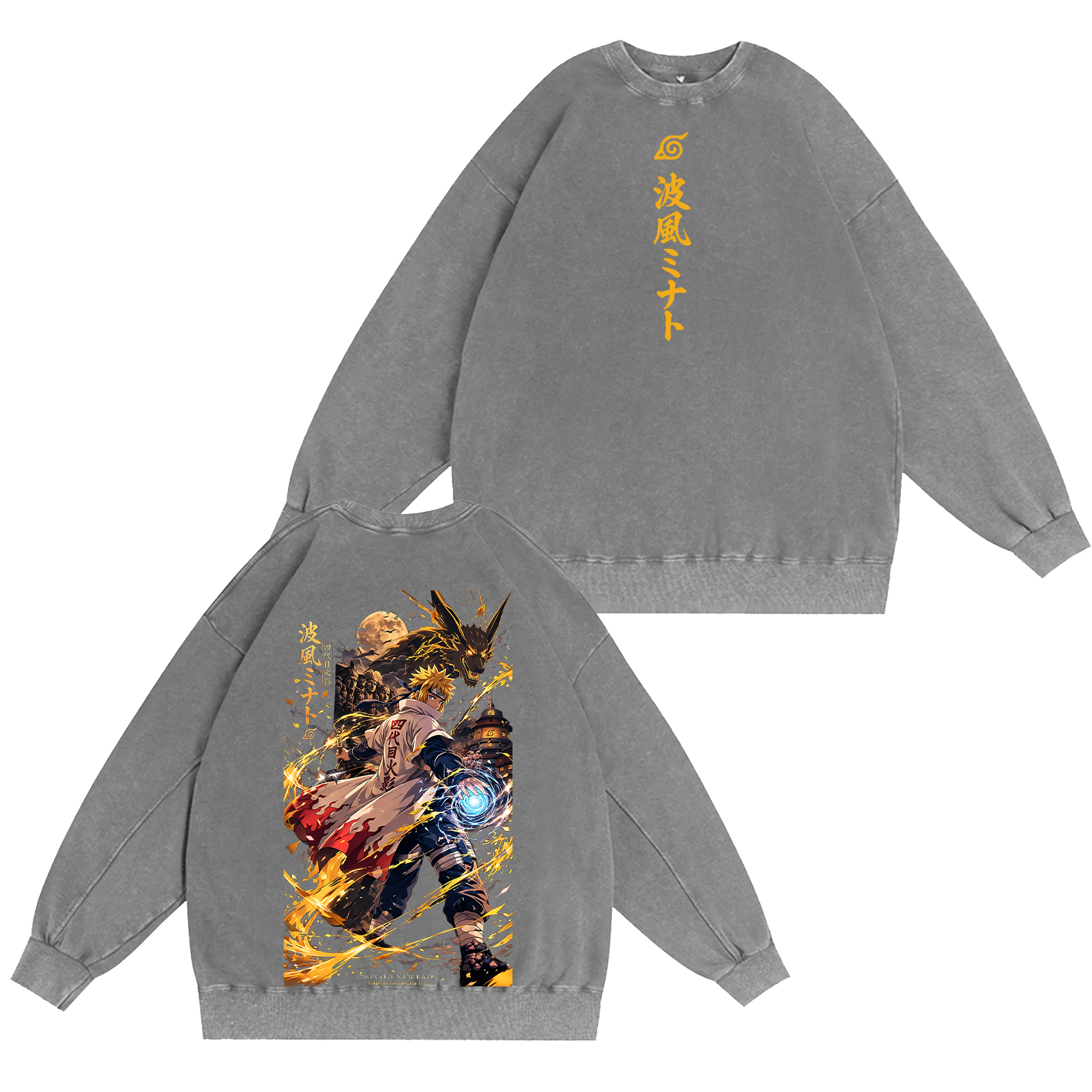 Minato Naruto Unisex  Washed T-Shirt