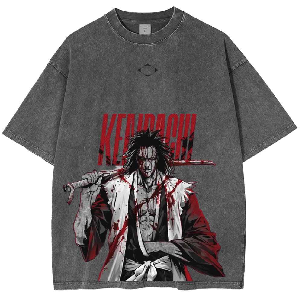 ZARAKI Anime Unisex Washed T-Shirt