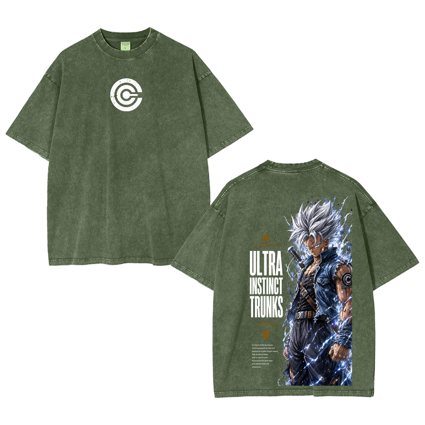Future Trunks Vintage Unisex Washed T-Shirt