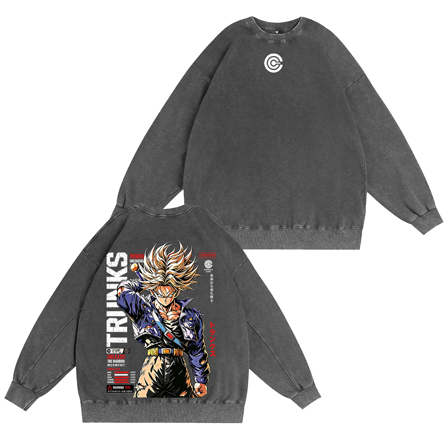 Future Trunks Vintage Unisex  Washed T-Shirt