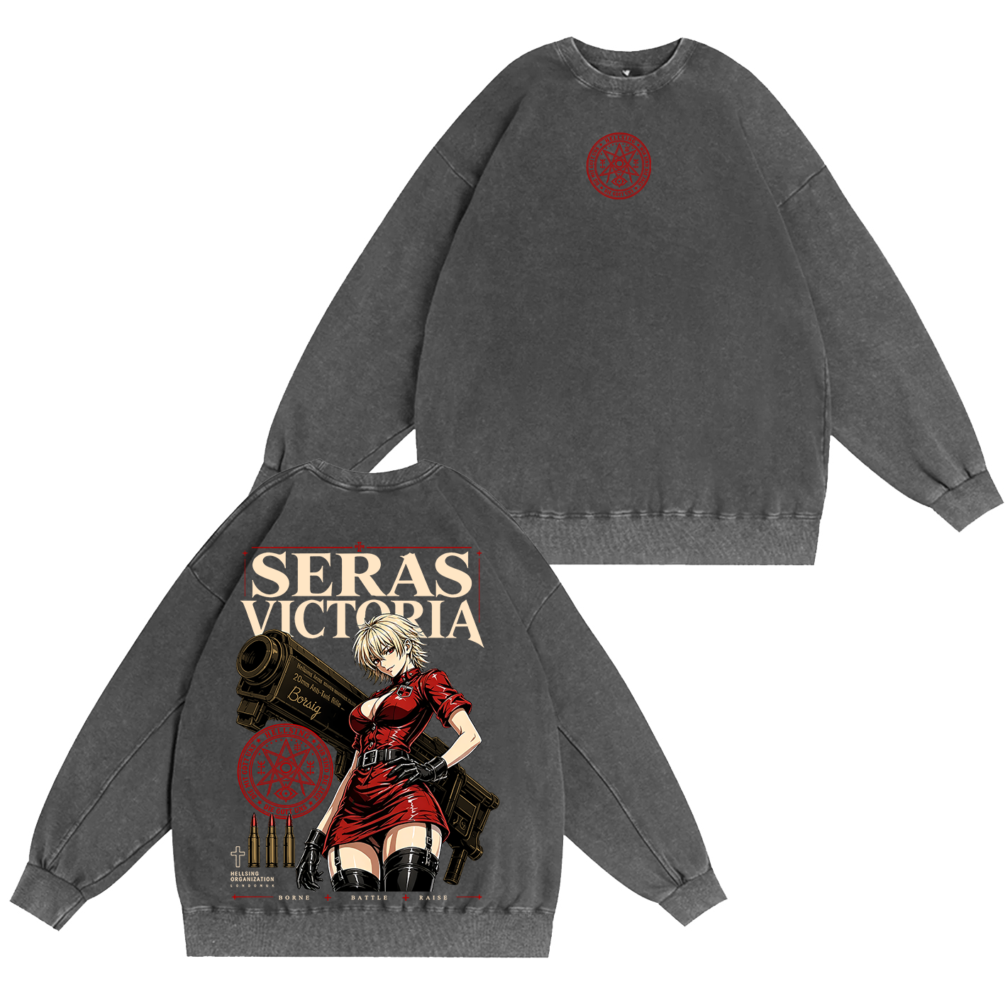 Seras Victoria Hellsing Unisex  Washed T-Shirt