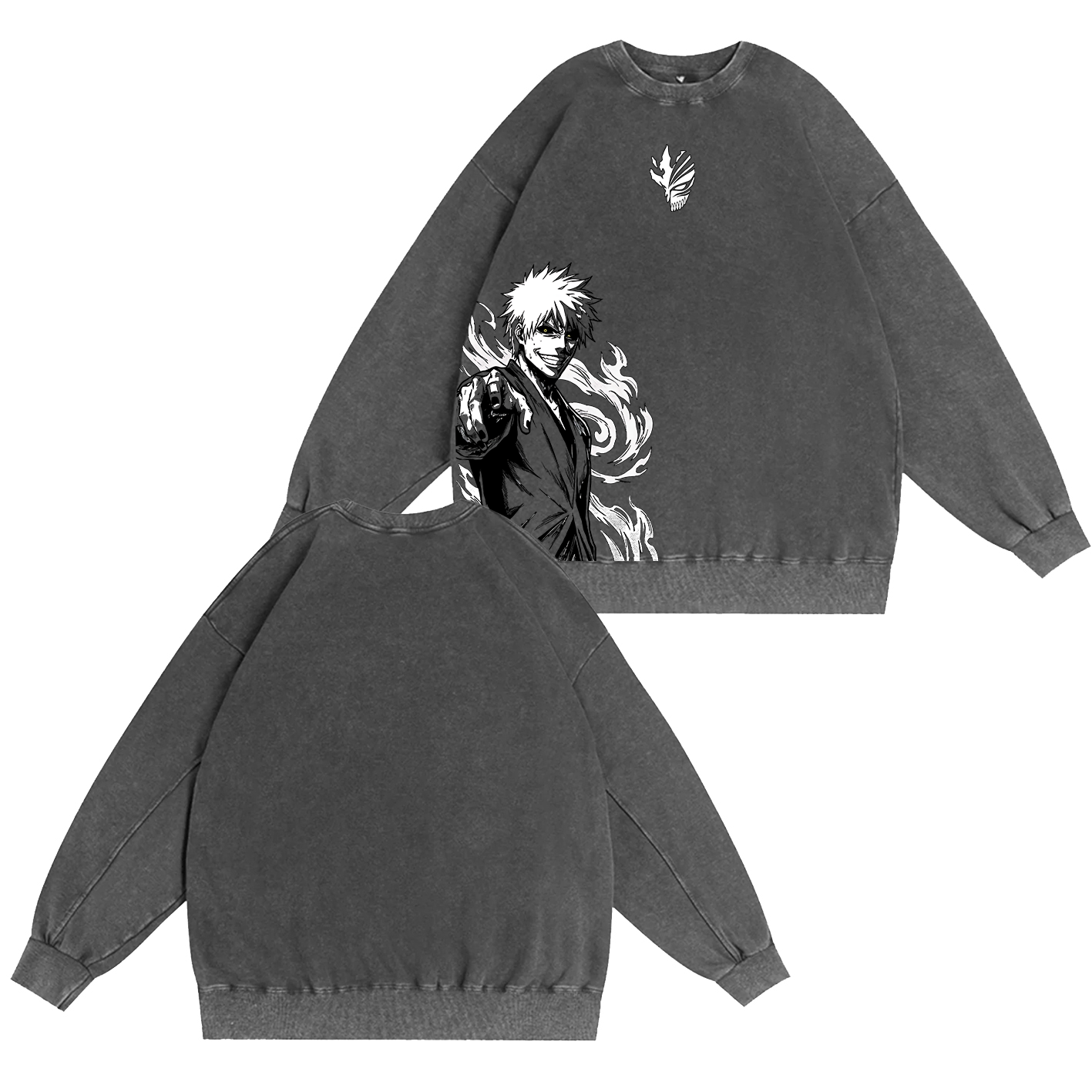 Bleach Ichigo Zangetsu Unisex  Washed T-Shirt