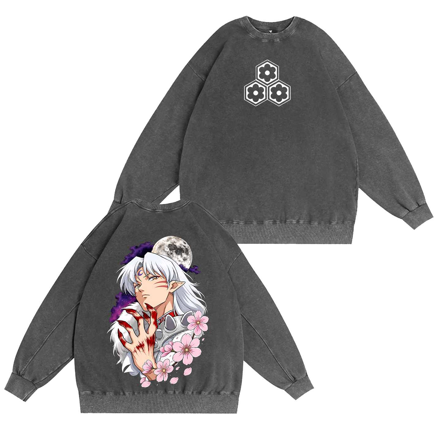 Inuyasha Vintage Unisex  Washed T-Shirt