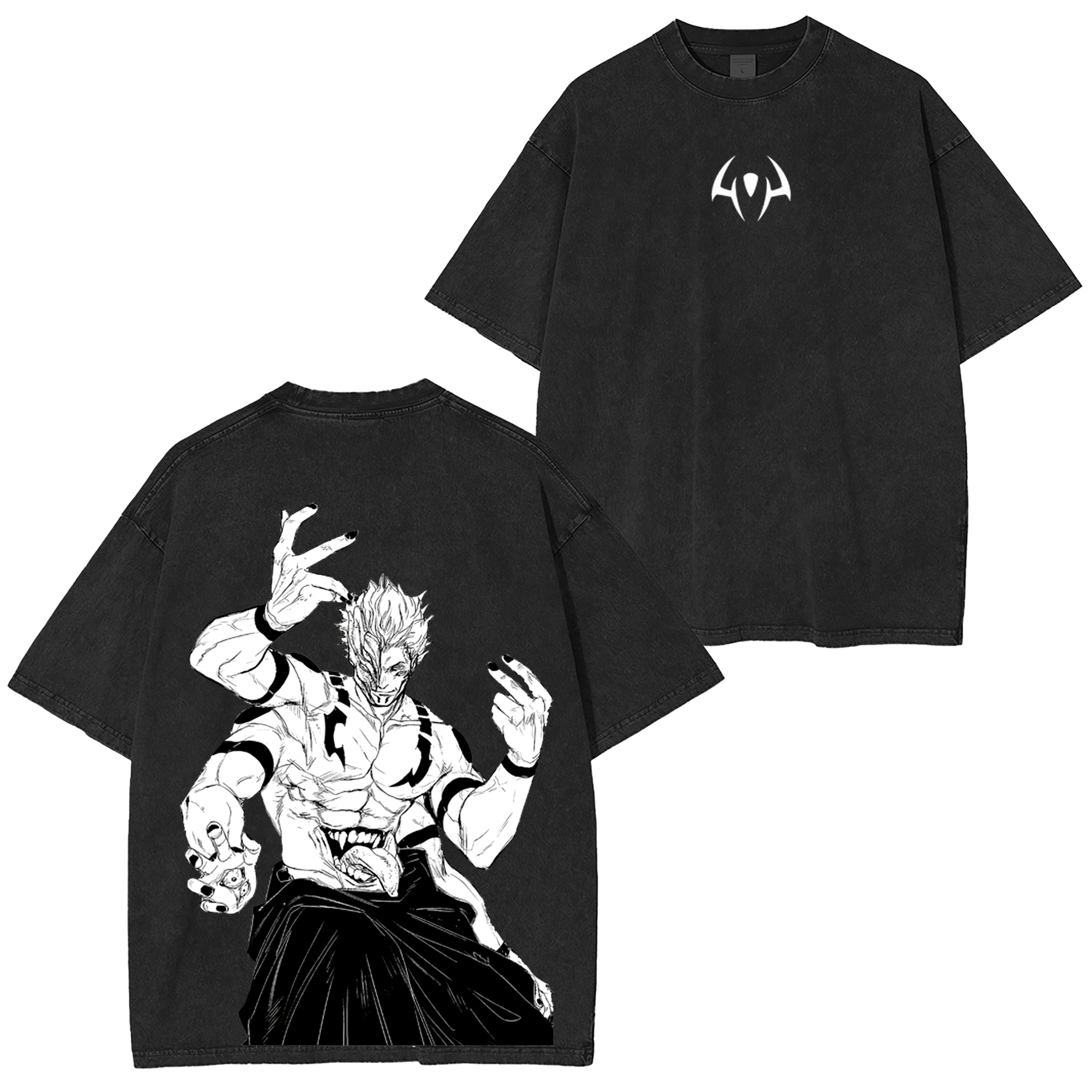 Sukuna "Jujutsu Kaisen"Washed T-shirt/Crewneck/Hoodie
