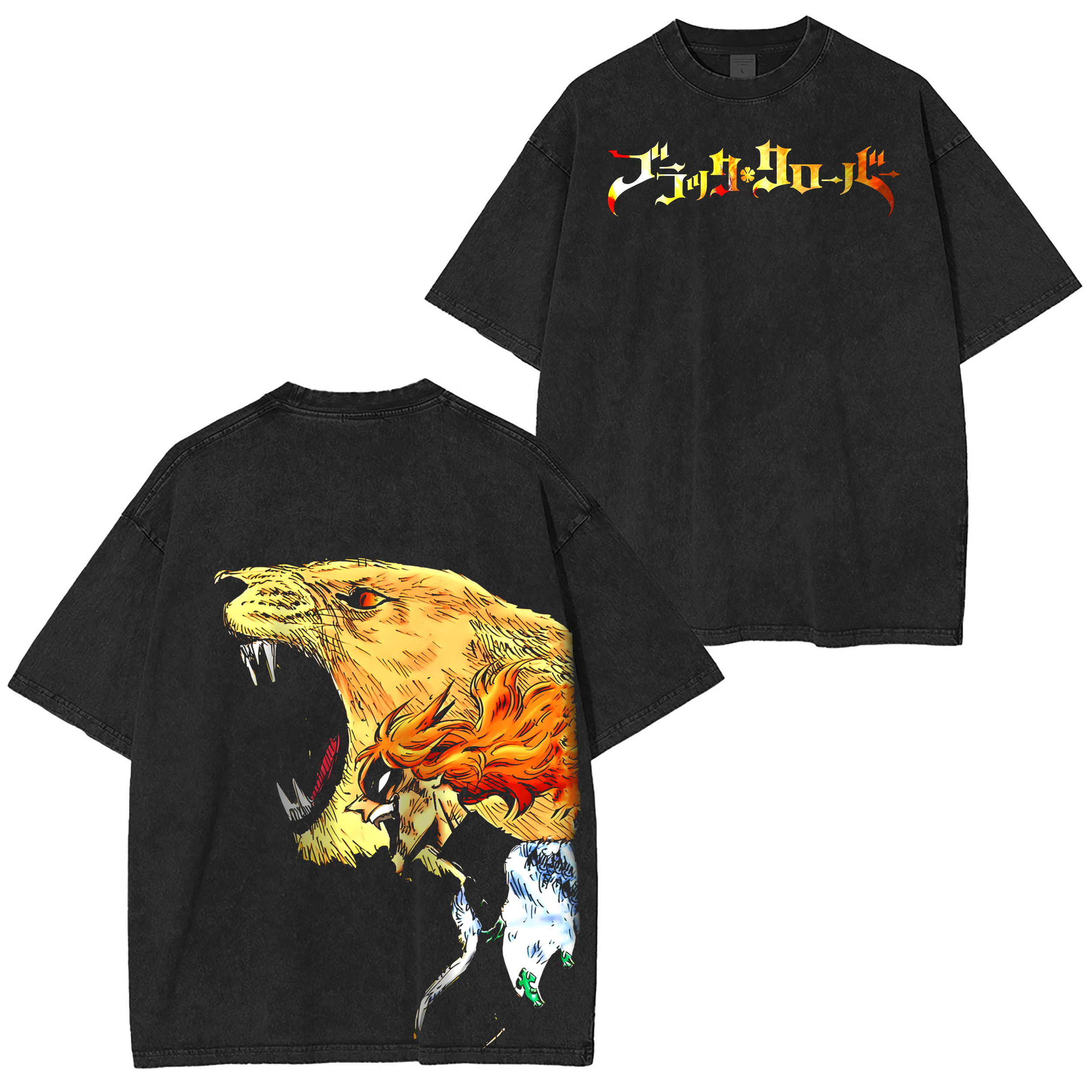 Black Clover Washed T-shirt/Crewneck/Hoodie