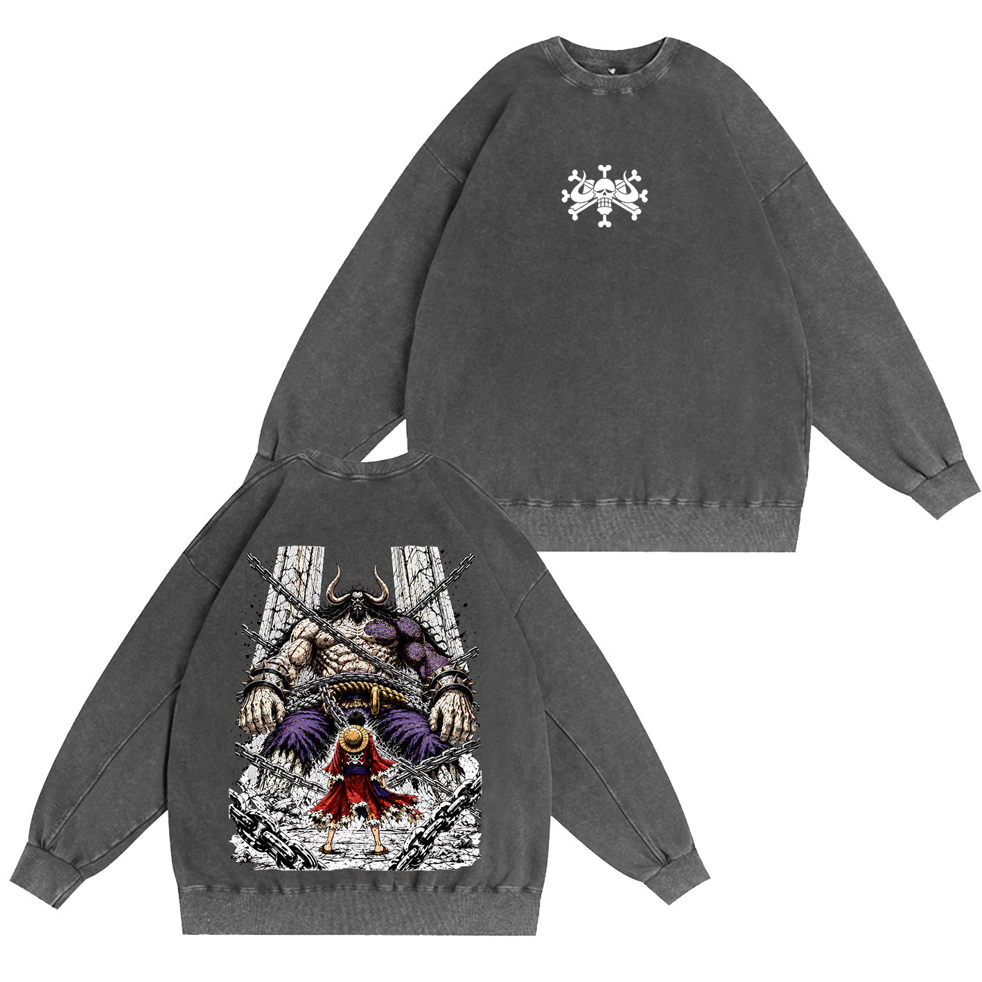 Unleashing Sun God Gear 5One Piece  Oversized T-shirt/Crewneck/Hoodie
