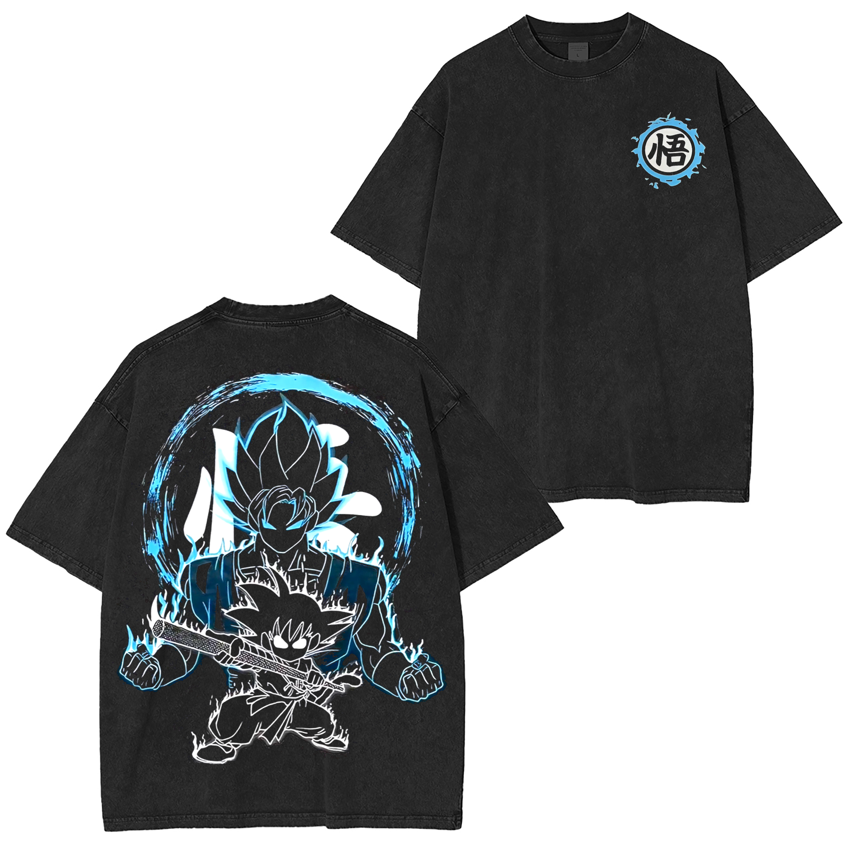 Retro Dragon Ball Z Anime Washed T-shirt/Crewneck/Hoodie