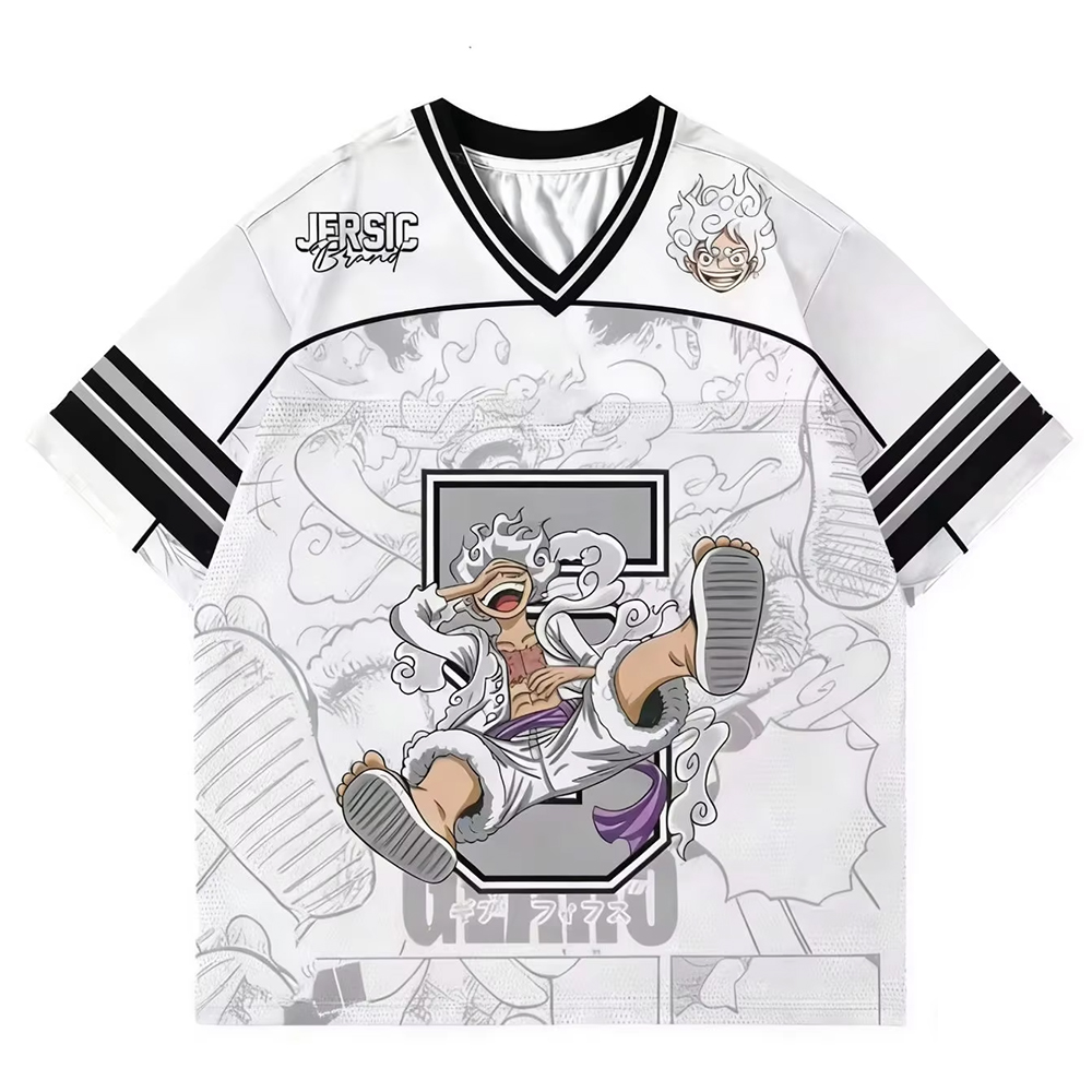 One Piece Luffy Gear5 Anime Football Jersey