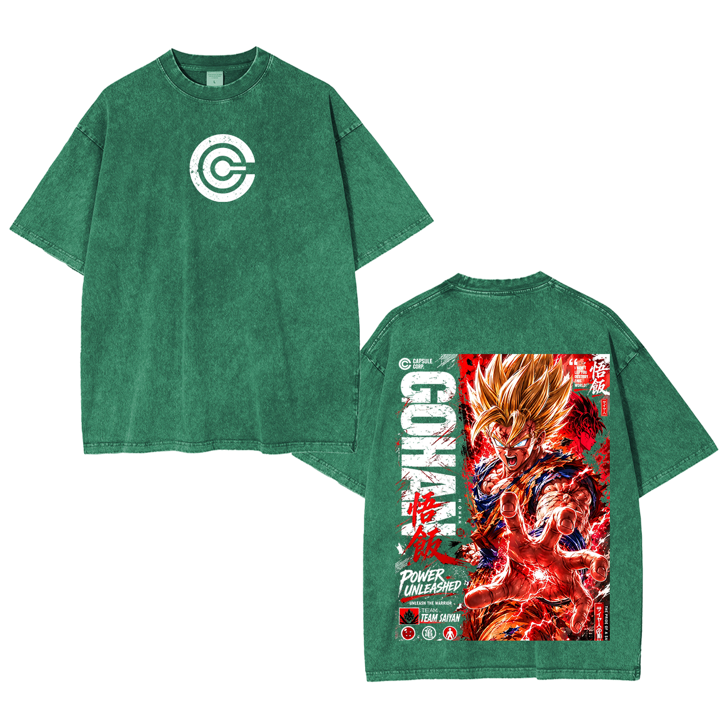 Future Trunks Vintage Unisex  Washed T-Shirt