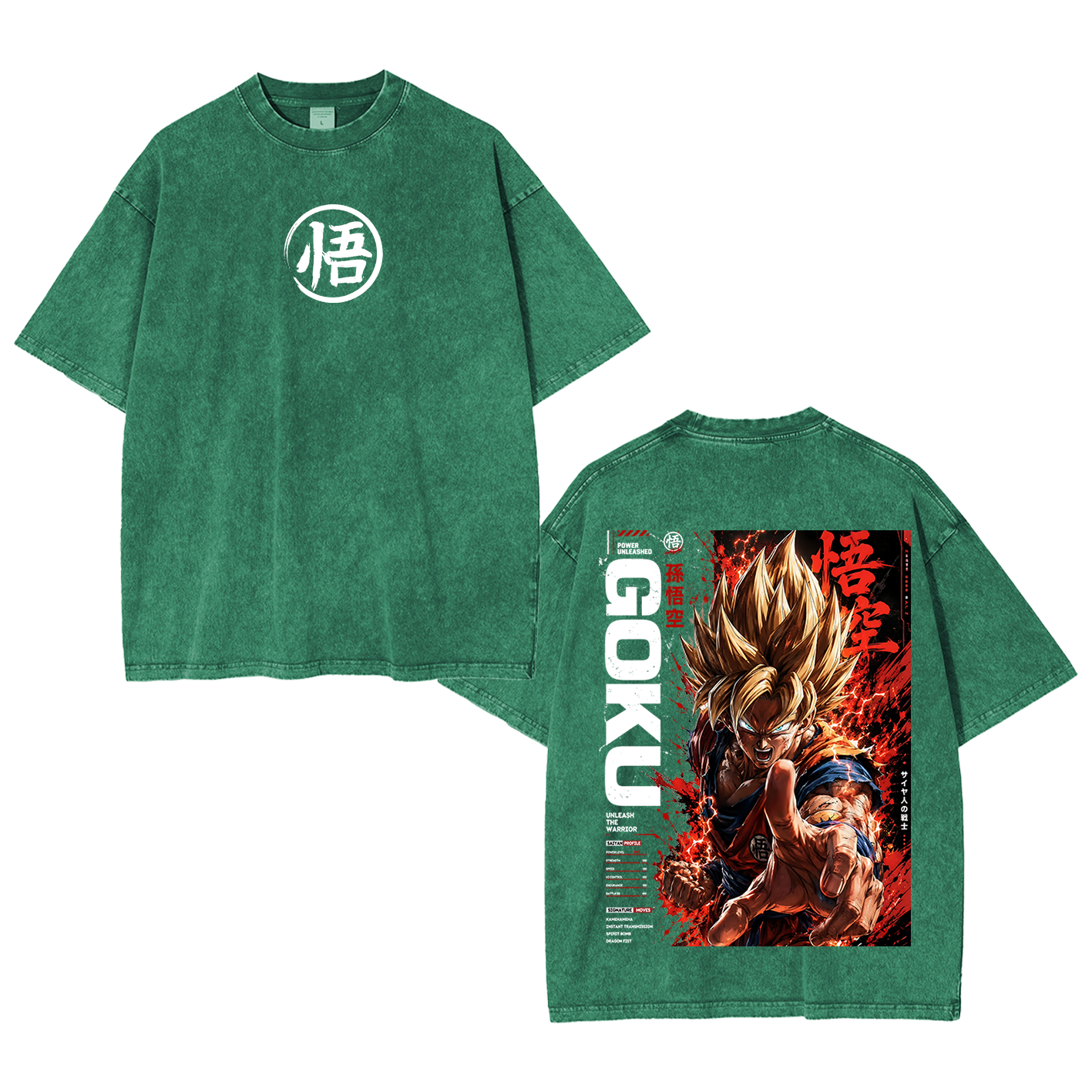 Future Trunks Vintage Unisex  Washed T-Shirt