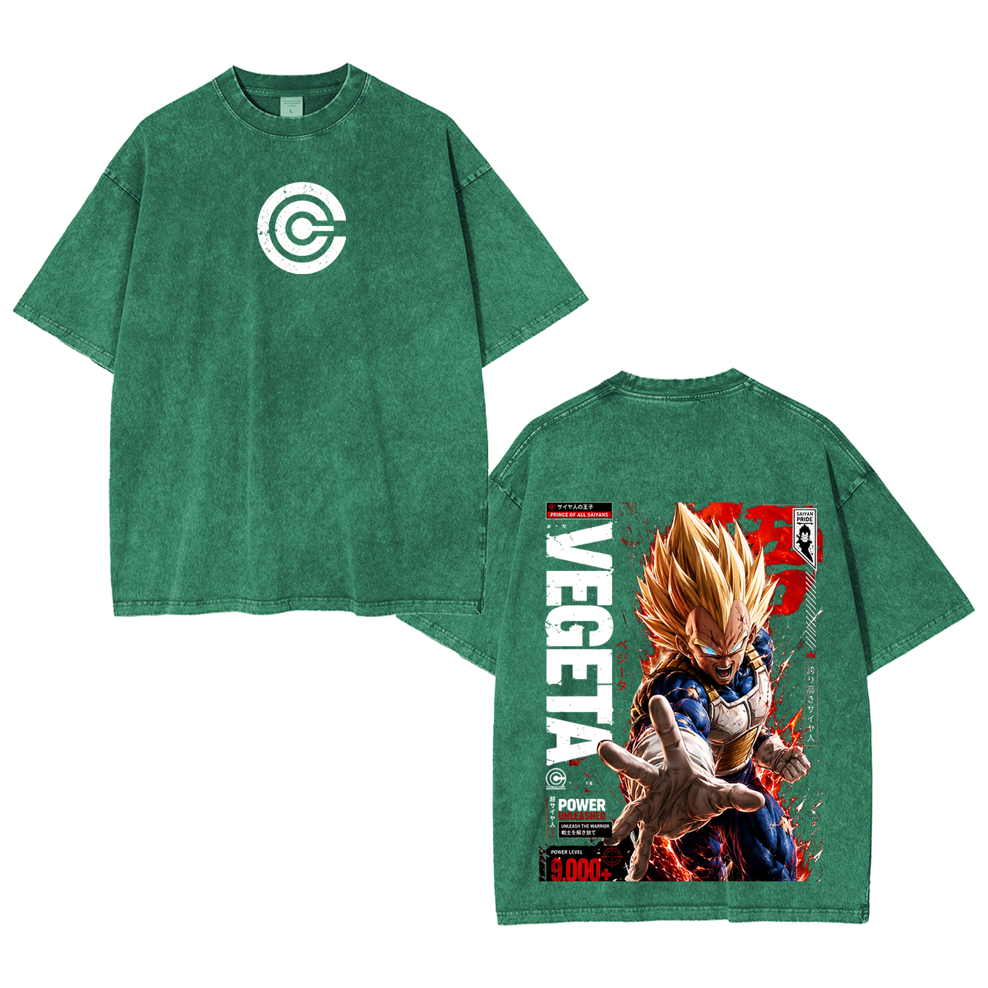 Vegeta Statue Unboxing - Dragon Ball Vintage Unisex  Washed T-Shirt