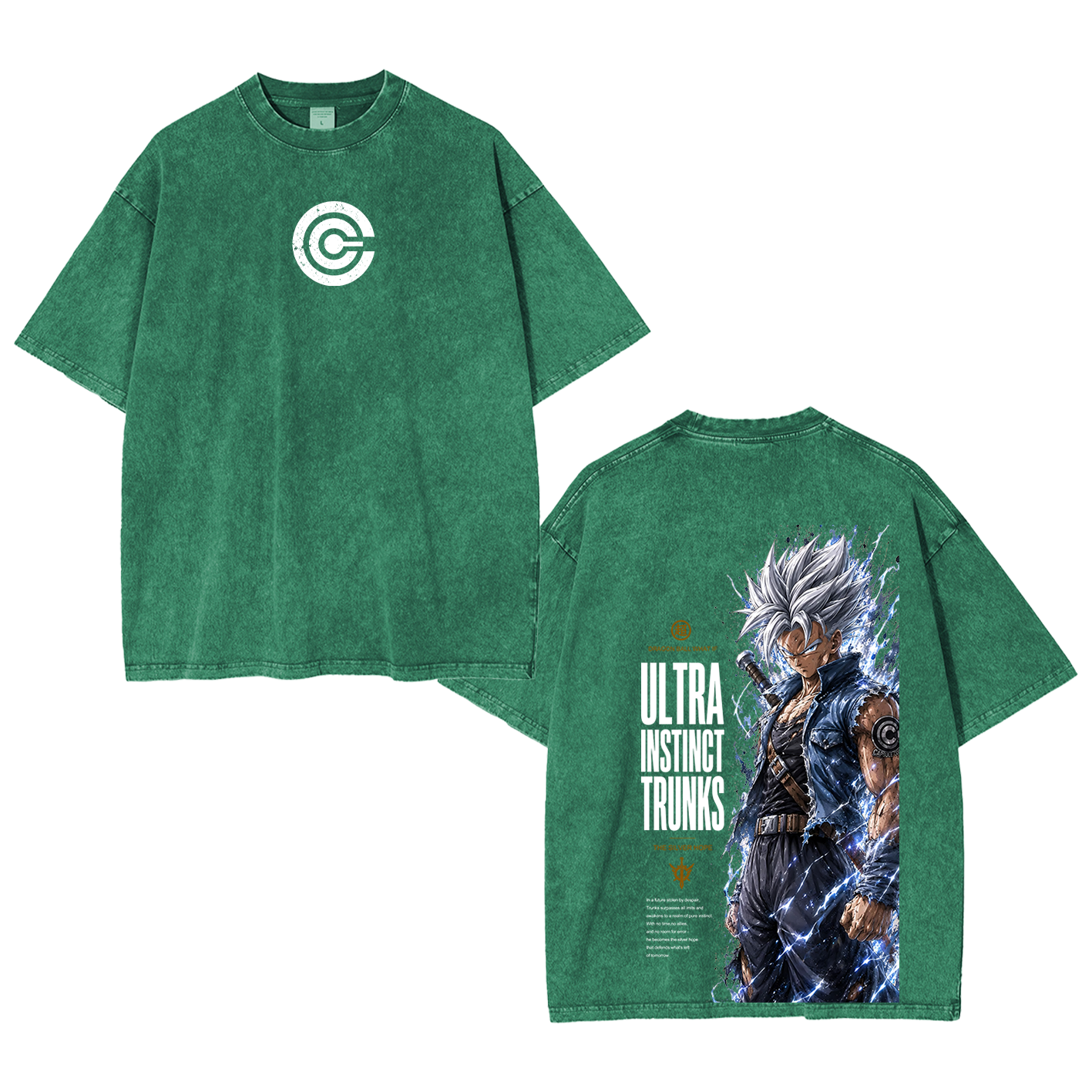 Future Trunks Vintage Unisex Washed T-Shirt