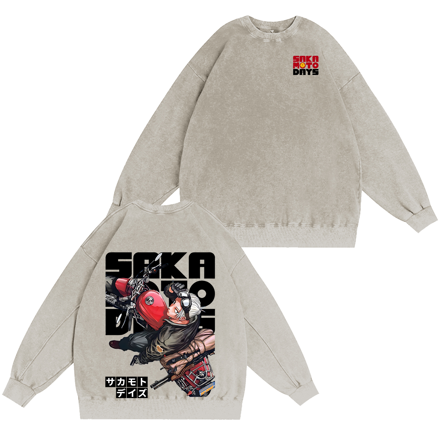 Sakamoto days anime Vintage Unisex  Washed T-Shirt