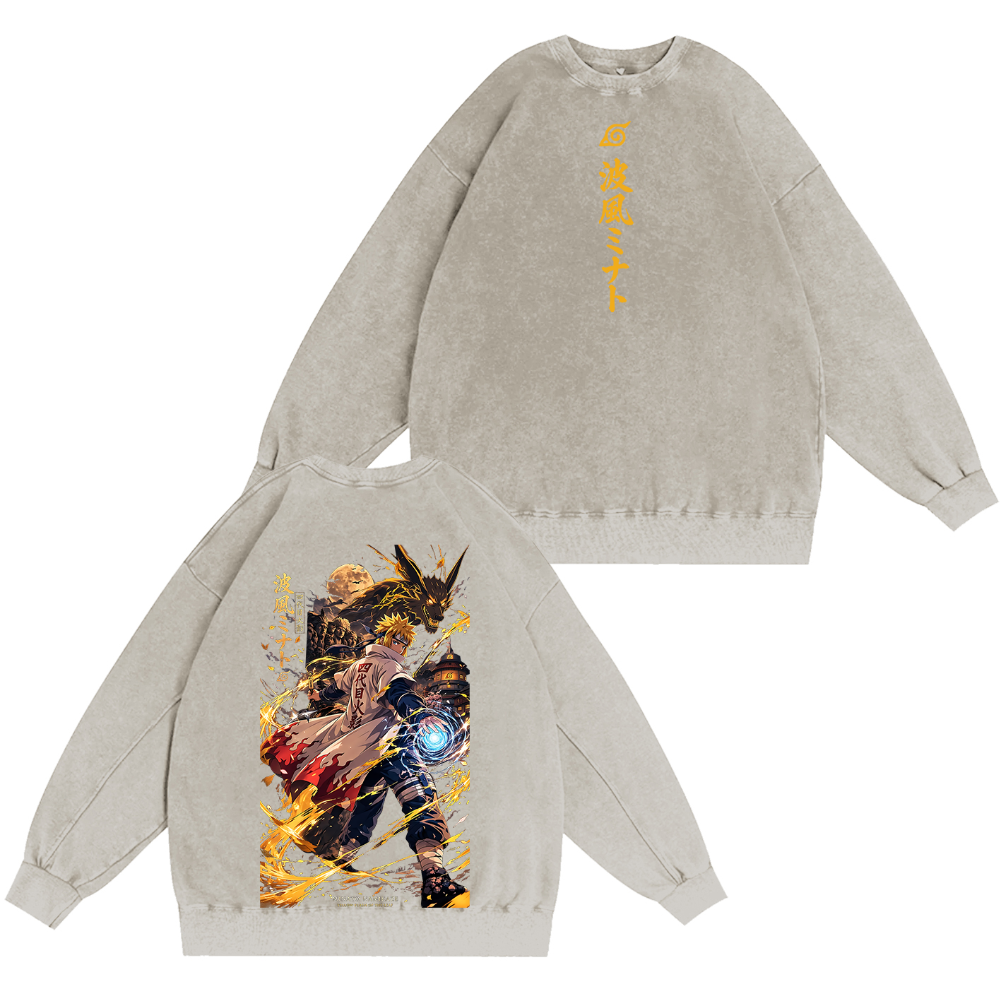Minato Naruto Unisex  Washed T-Shirt