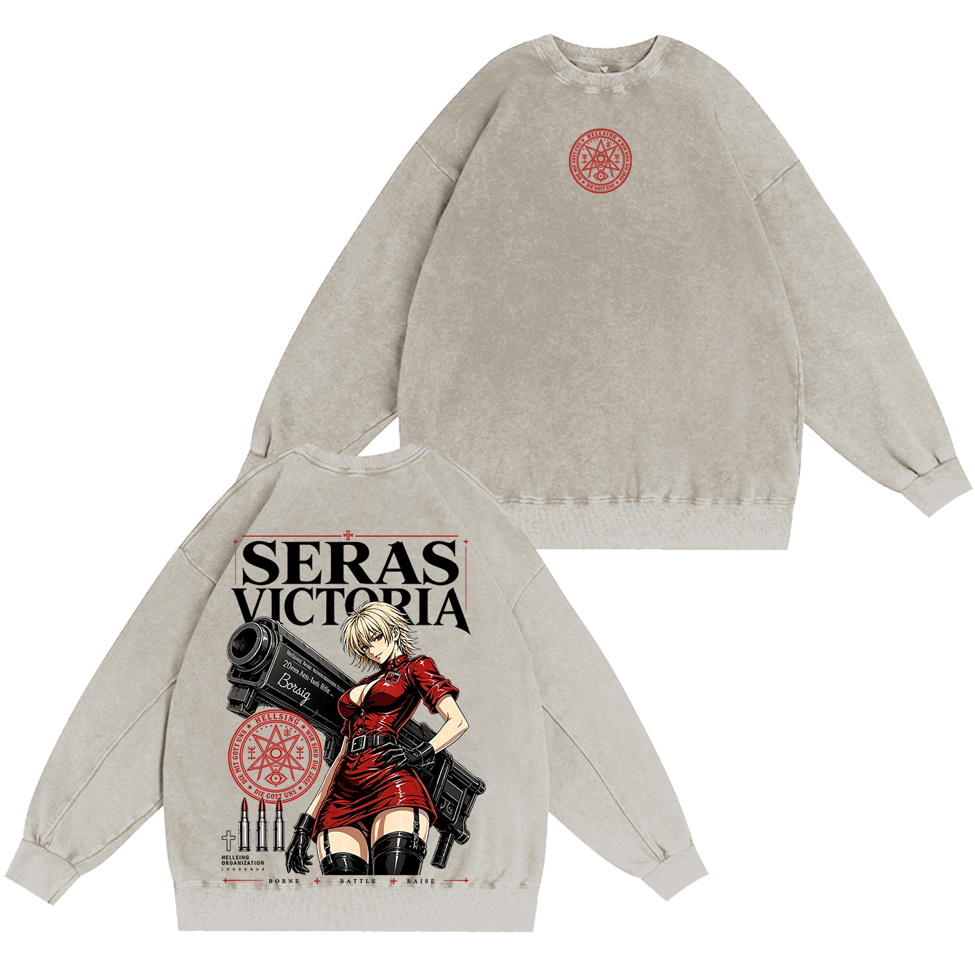 Seras Victoria Hellsing Unisex  Washed T-Shirt
