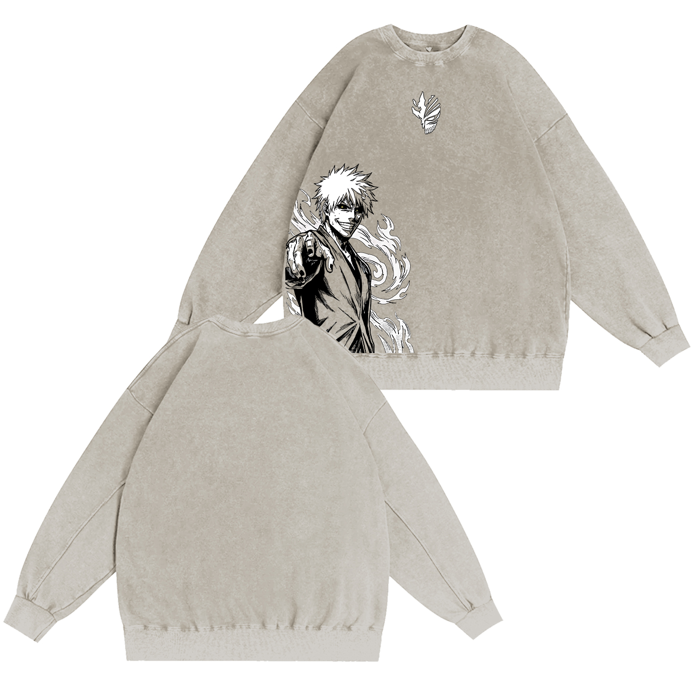 Bleach Ichigo Zangetsu Unisex  Washed T-Shirt