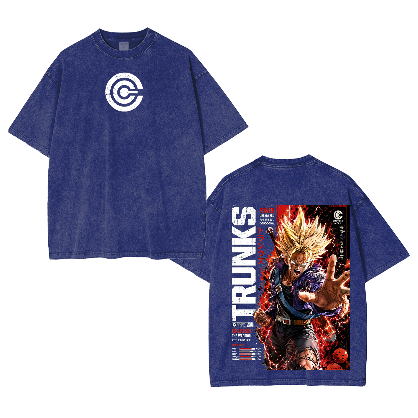 Future Trunks Vintage Unisex  Washed T-Shirt
