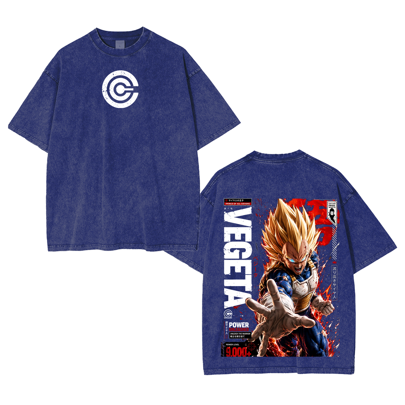 Vegeta Statue Unboxing - Dragon Ball Vintage Unisex  Washed T-Shirt