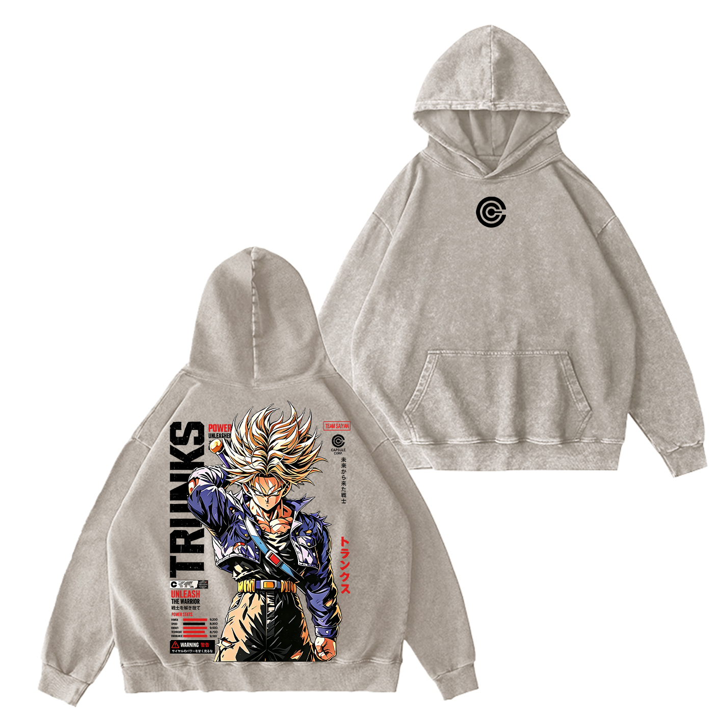 Future Trunks Vintage Unisex  Washed T-Shirt