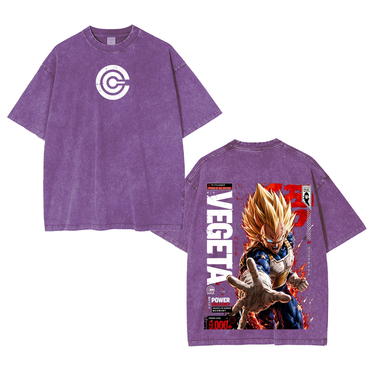 Vegeta Statue Unboxing - Dragon Ball Vintage Unisex  Washed T-Shirt