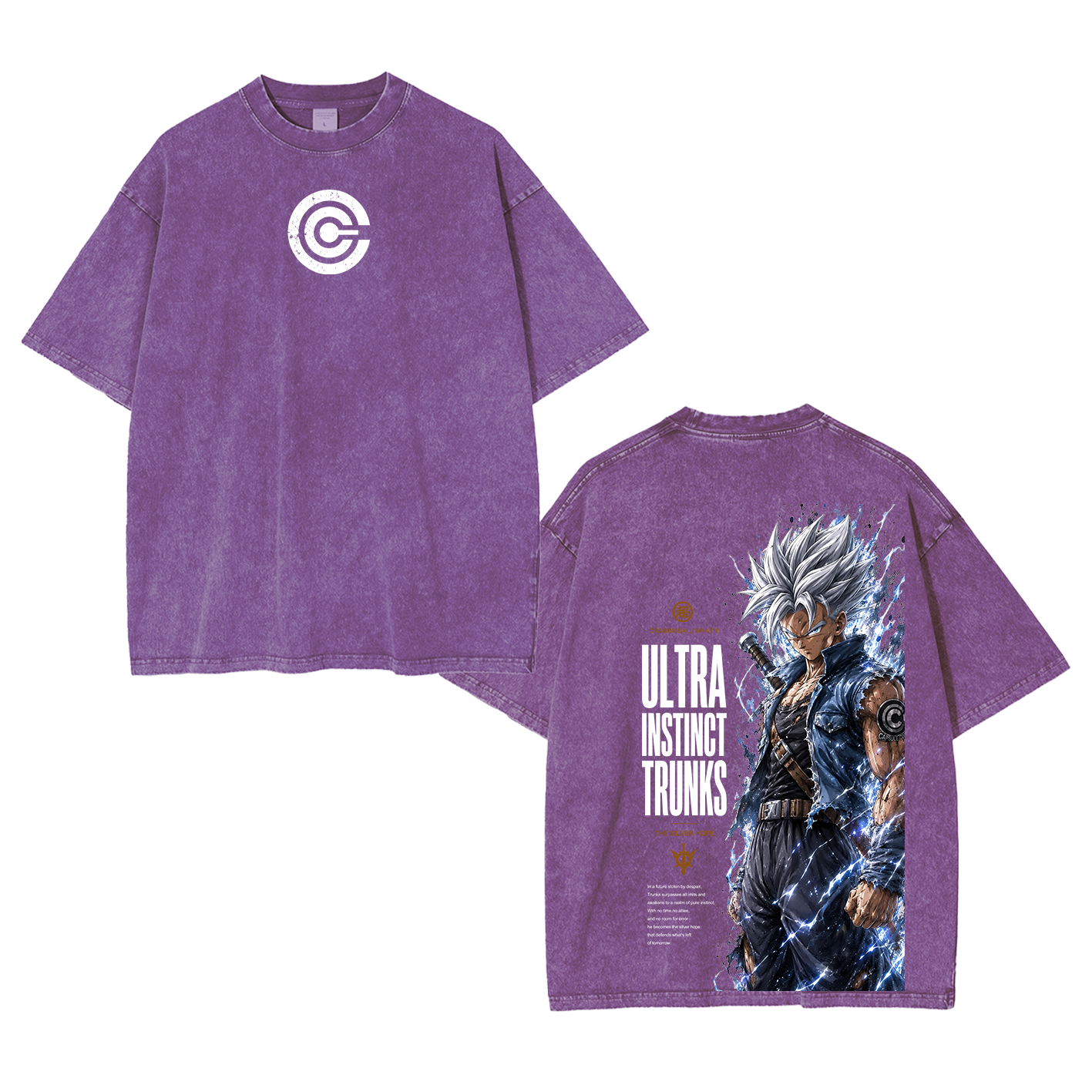 Future Trunks Vintage Unisex Washed T-Shirt