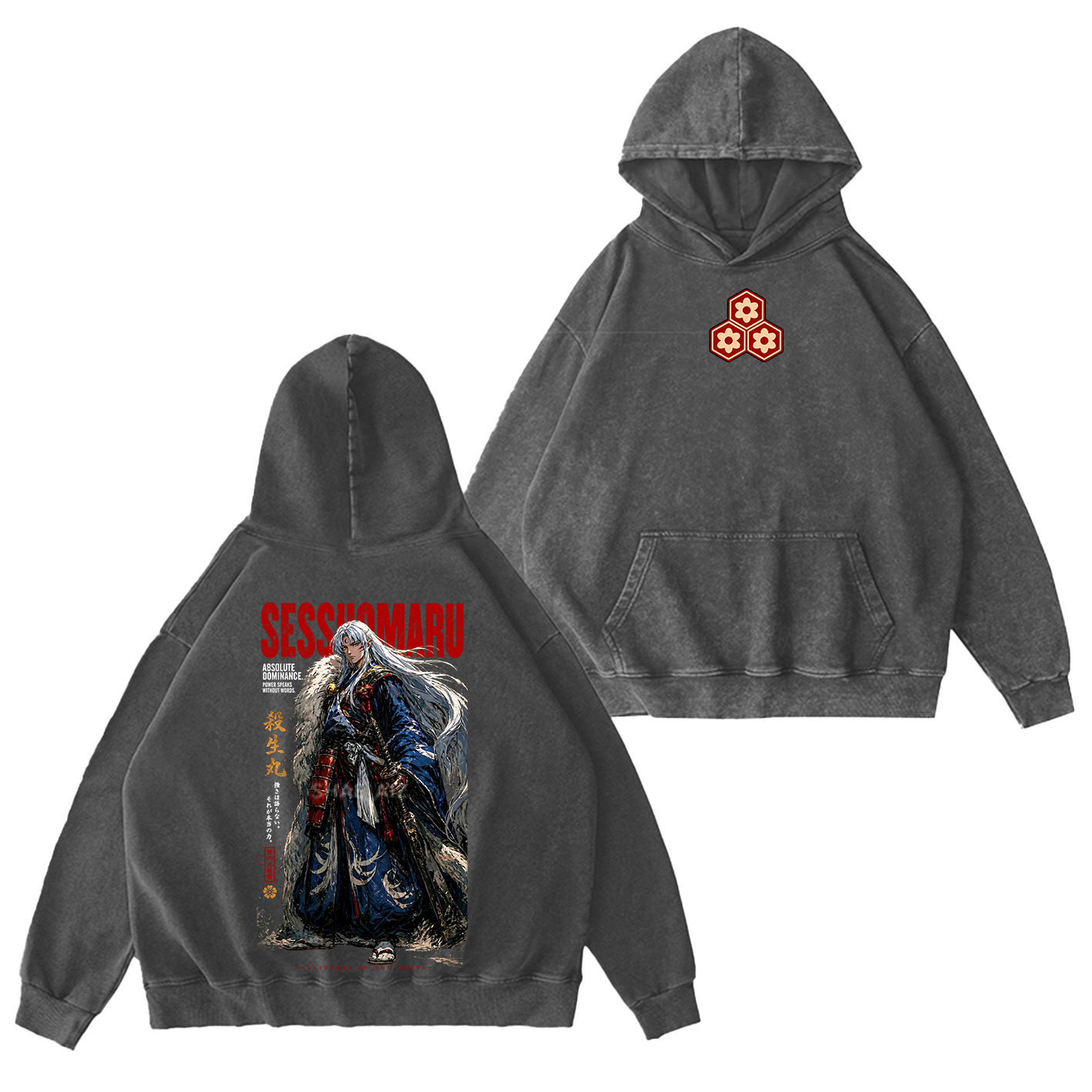Inuyasha Sesshomaru Unisex Washed T-shirt/Crewneck/Hoodie