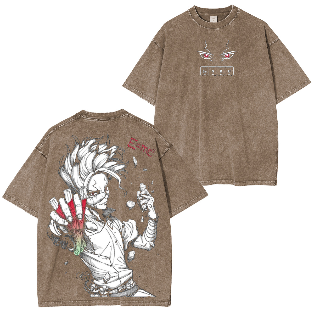 Senku Ishigami Dr. STONE Washed T-shirt/Crewneck/Hoodie